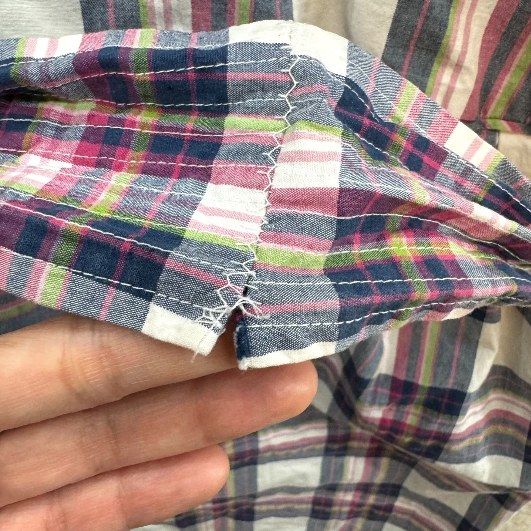 Vintage VINTAGE Y2K Halter Mini Dress XS Tartan Plaid Bustier Mod Western Pockets Size XS / US 0-2 / IT 36-38 - 7 Thumbnail