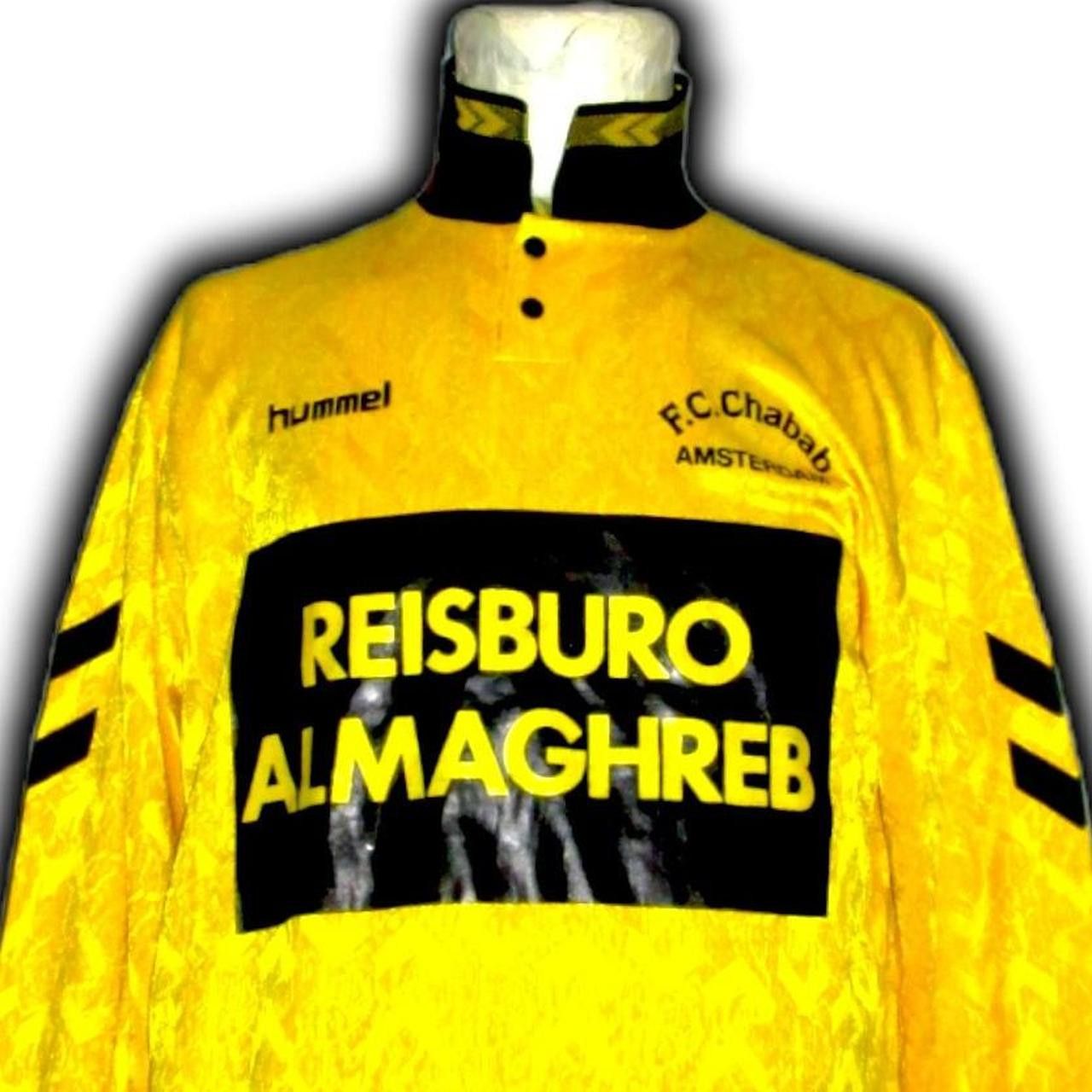 Hummel Fc Chabab Amsterdam Dutch 1992 1993 1994 Home Shirt Jersey Size US XL / EU 56 / 4 - 3 Thumbnail