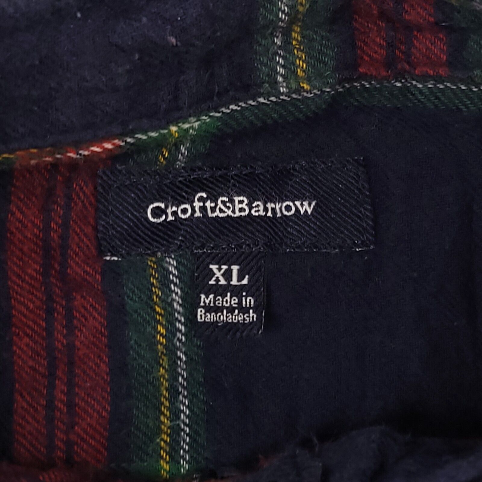 Croft & Barrow Croft & Barrow Tartan Flannel Shirt Mens Size Extra Large XL Size US XL / EU 56 / 4 - 3 Thumbnail
