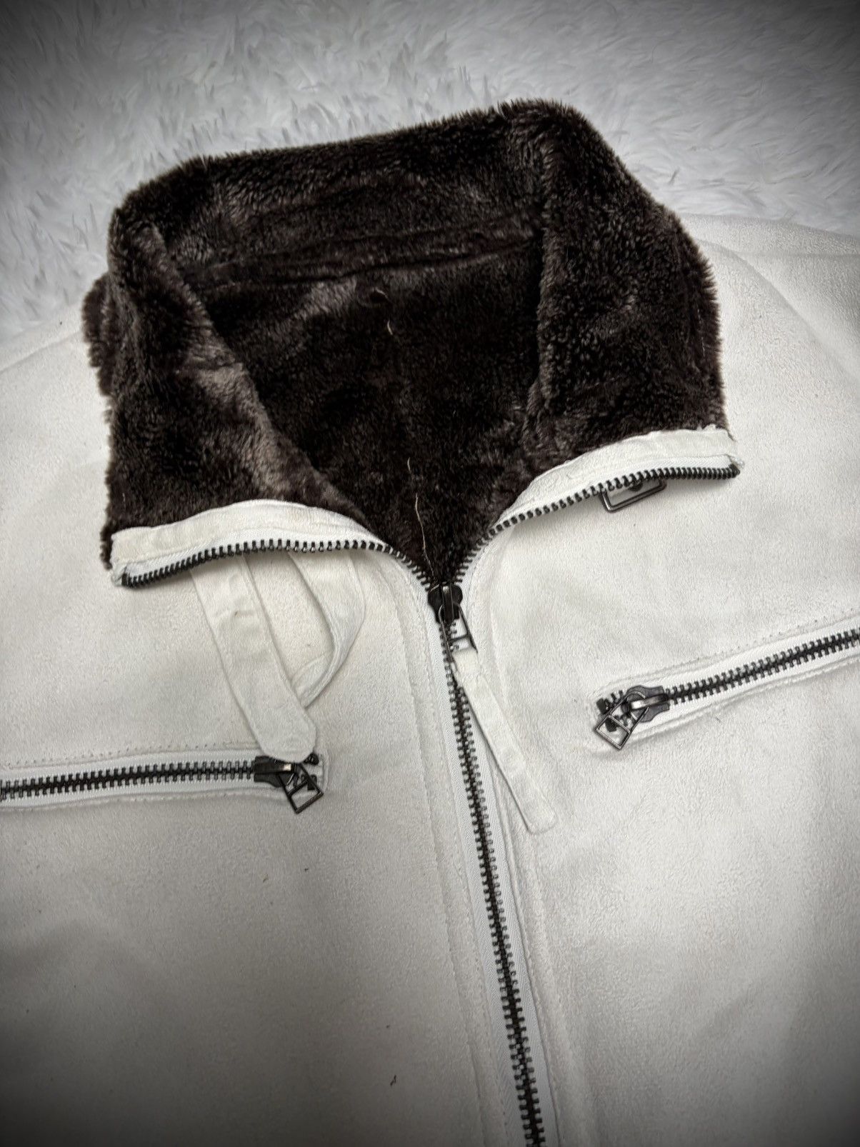 KMRii Rare Japanese Brand Evolution fur vkei leather jacket Size US XL / EU 56 / 4 - 4 Thumbnail