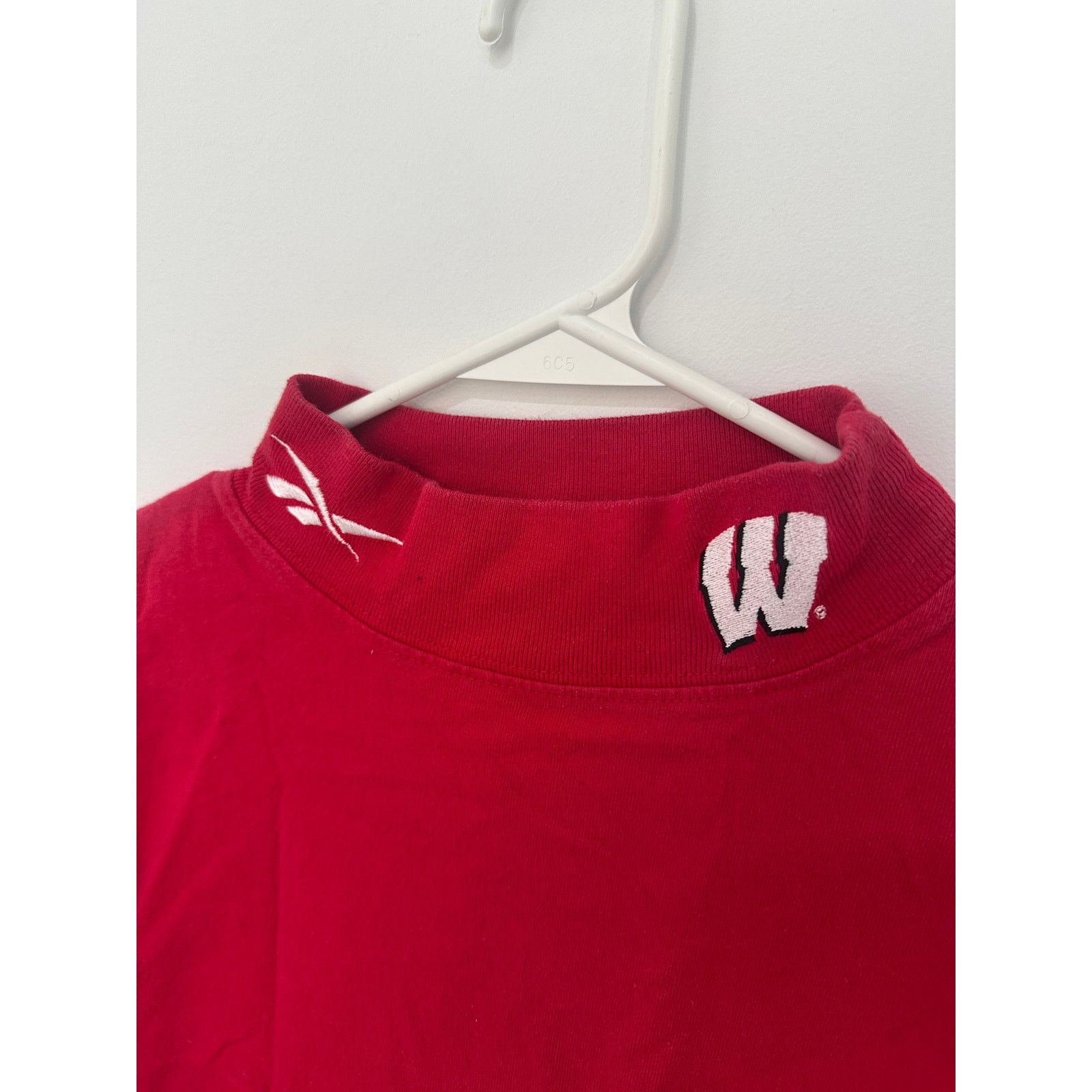 NCAA × Reebok × Vintage Vintage Reebok Wisconsin Badgers Turtleneck - Large Size US L / EU 52-54 / 3 - 2 Thumbnail