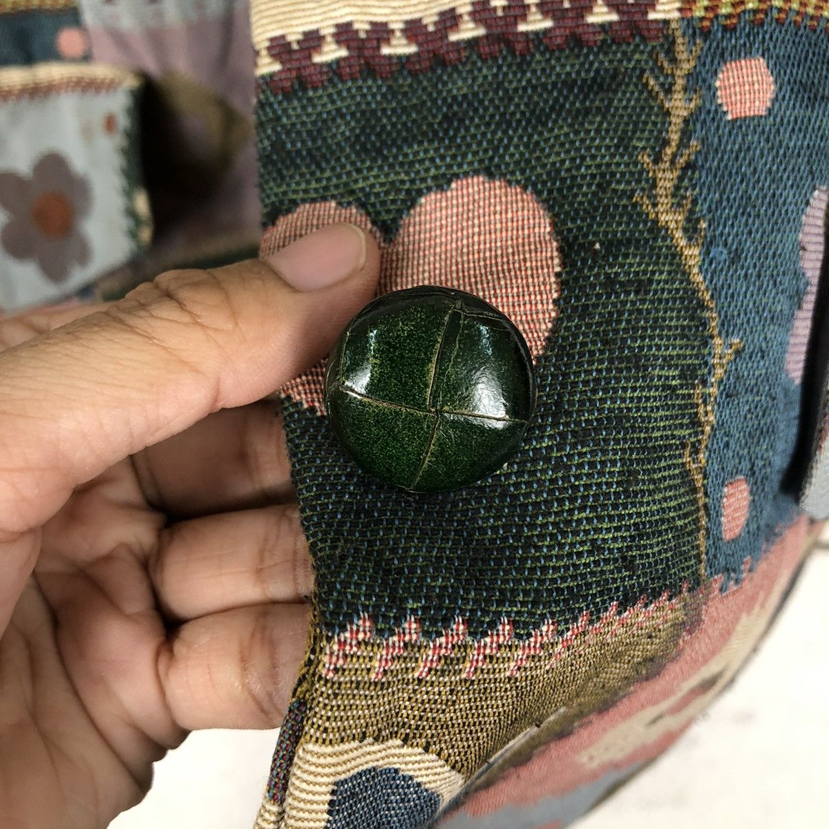 Designer 📌VINTAGE PATCHWORK DESIGN ART VALENTINA ITALY Size US S / EU 44-46 / 1 - 17 Thumbnail