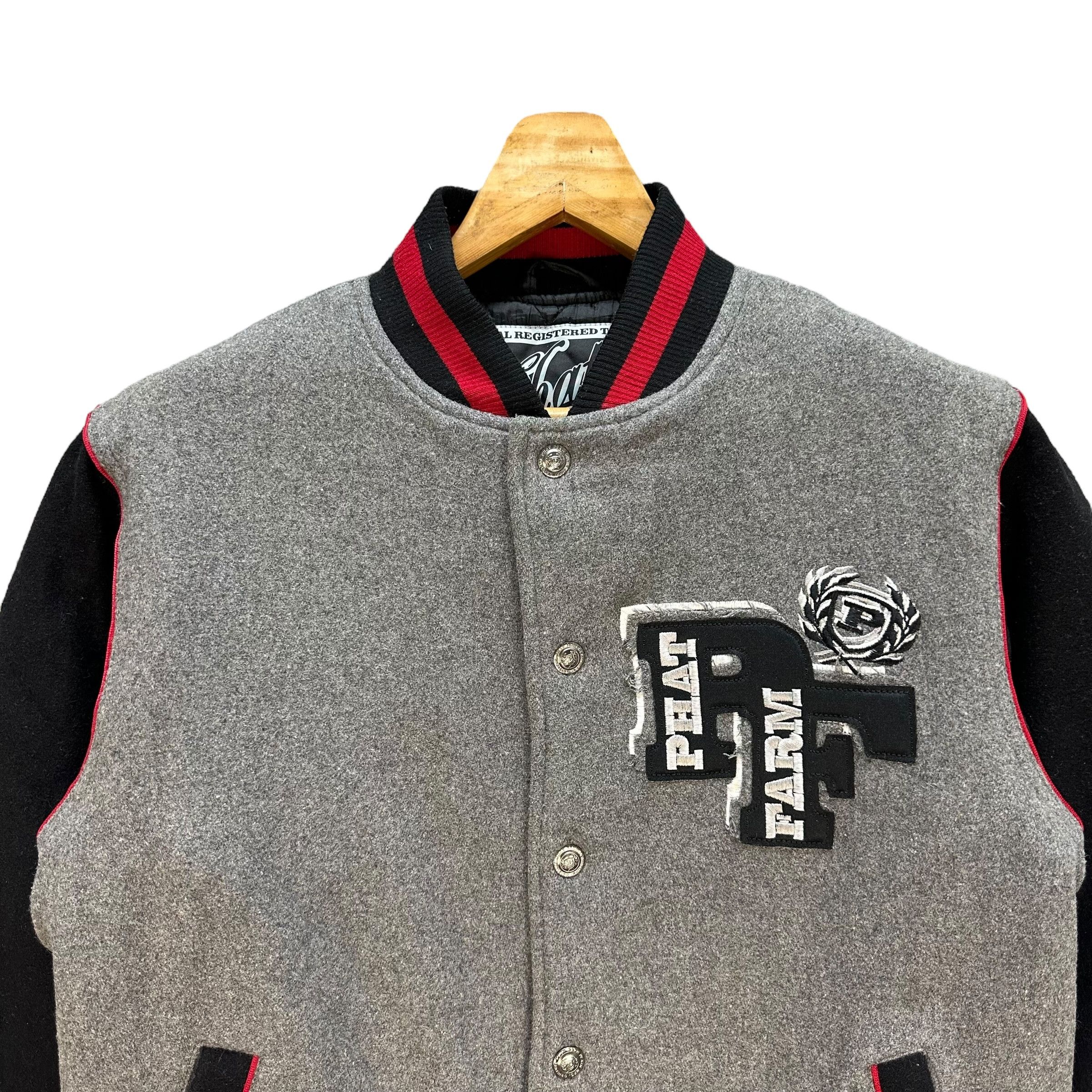 Phat Farm PHAT FARM Spellout Big Logo Wool Varsity Jacket #A53-1229 Size US M / EU 48-50 / 2 - 5 Thumbnail
