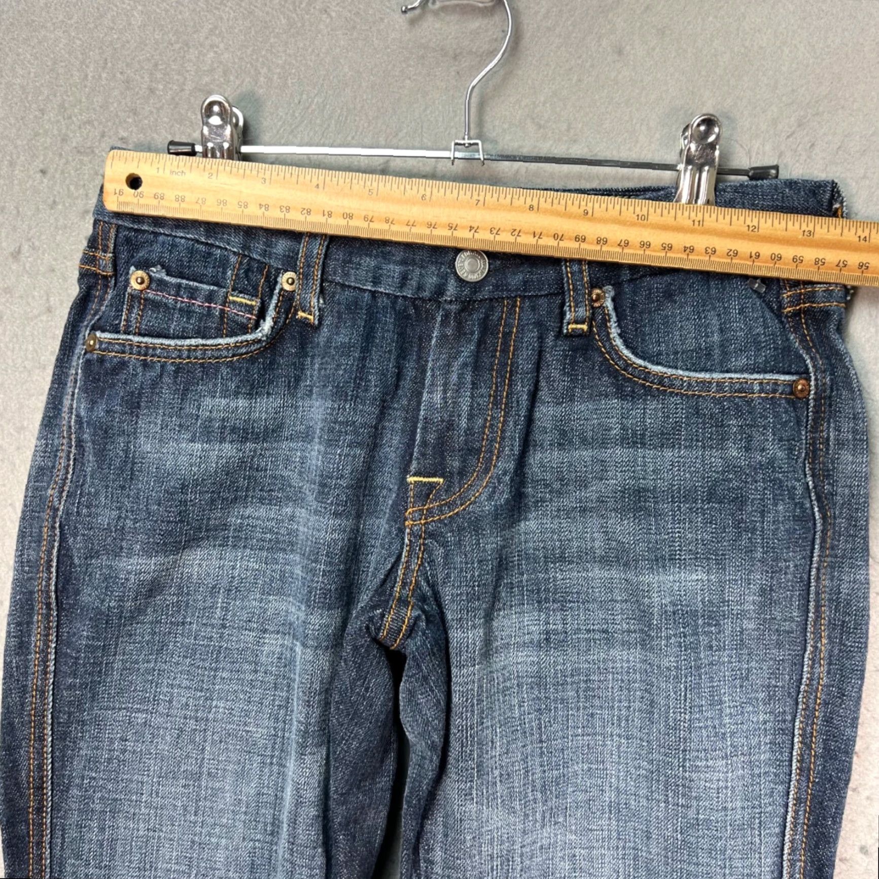 7 For All Mankind 7 For All Mankind Womens Jeans Bootcut 26 Medium Wash Denim USA Size 26" / US 2 / IT 38 - 5 Thumbnail