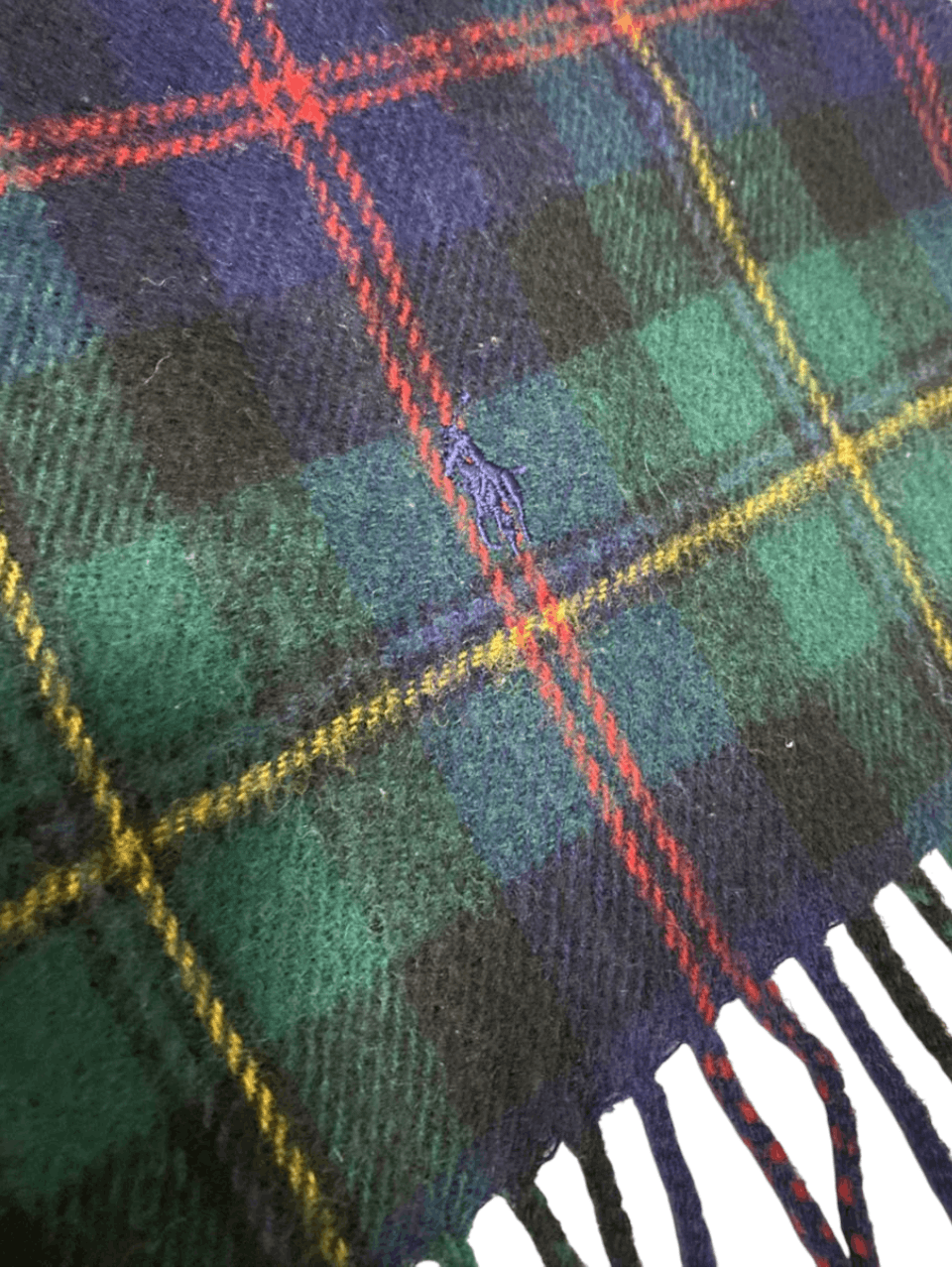 Ralph Lauren Ralph Lauren Lambswool Scarf 60x11" – Made in Scotland Size ONE SIZE - 5 Thumbnail