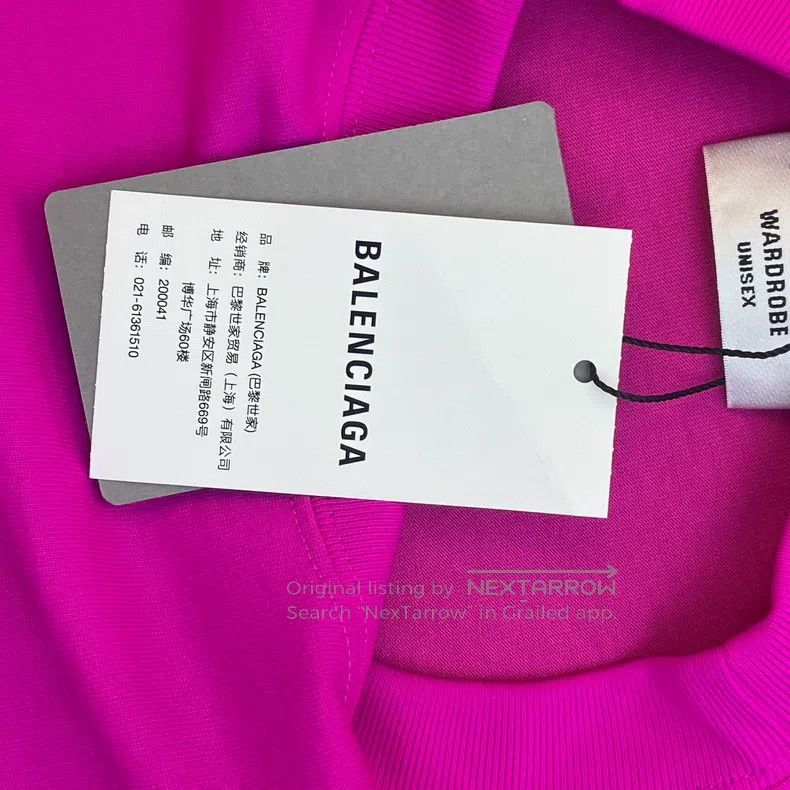 Balenciaga Balenciaga Solid Color Round Neck Short Sleeve Size XS / US 0-2 / IT 36-38 - 7 Thumbnail