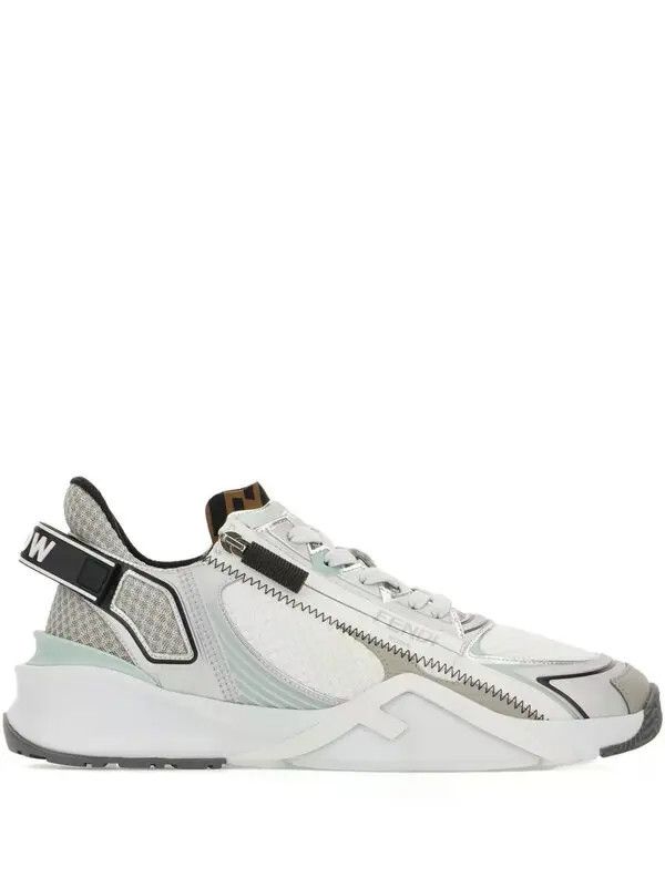 Fendi o1s1wg111225 Flow Sneakers in White Size US 10 / EU 43 - 1 Thumbnail