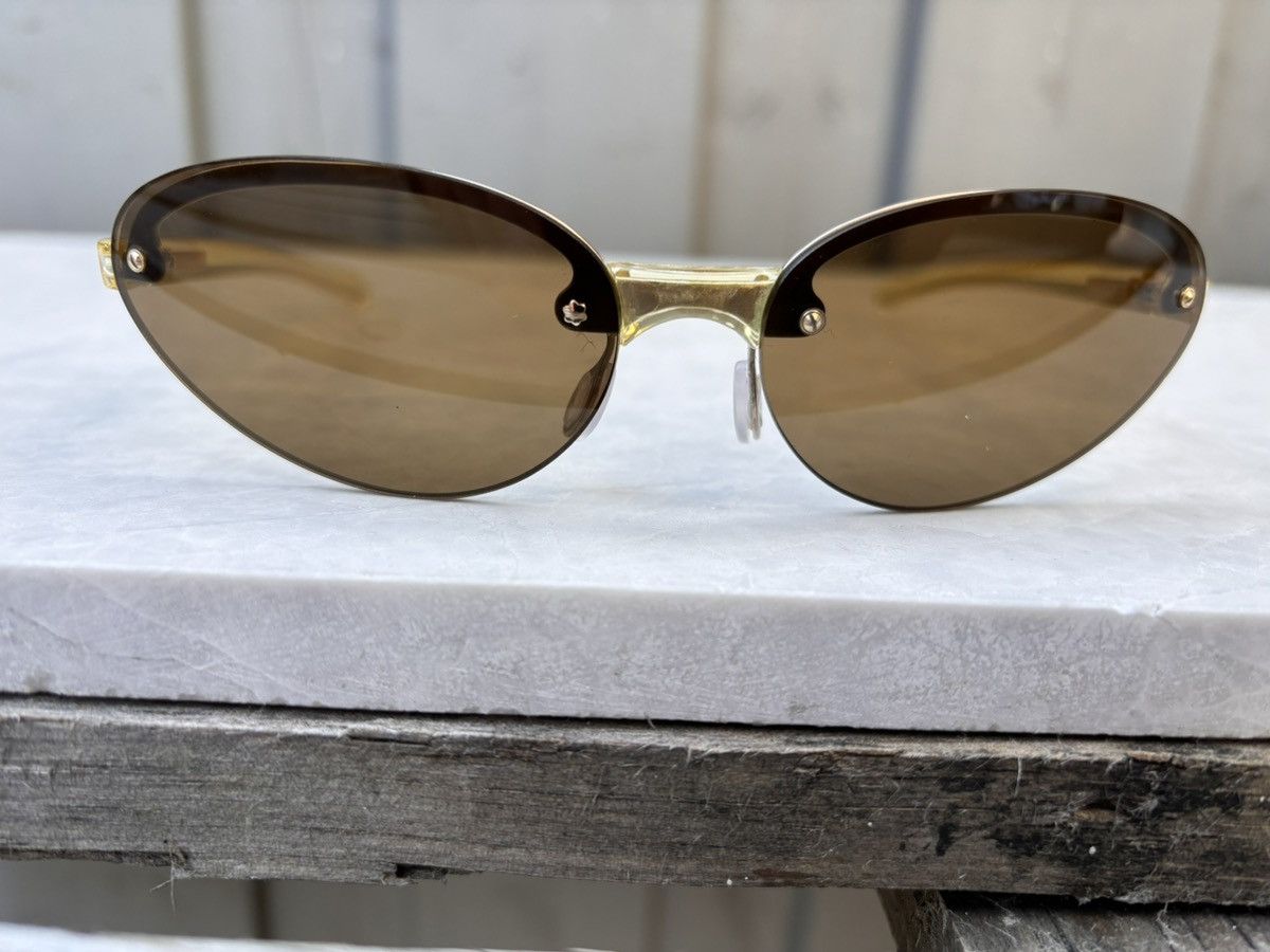 Prada Vintage Prada Sunglasses SPR 10B Rimless Sport S/S 2000s Size ONE SIZE - 6 Thumbnail