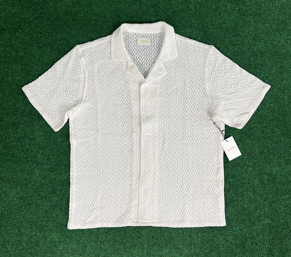 Aime Leon Dore Aime Leon Dore Lace Resort Shirt Bright White Size