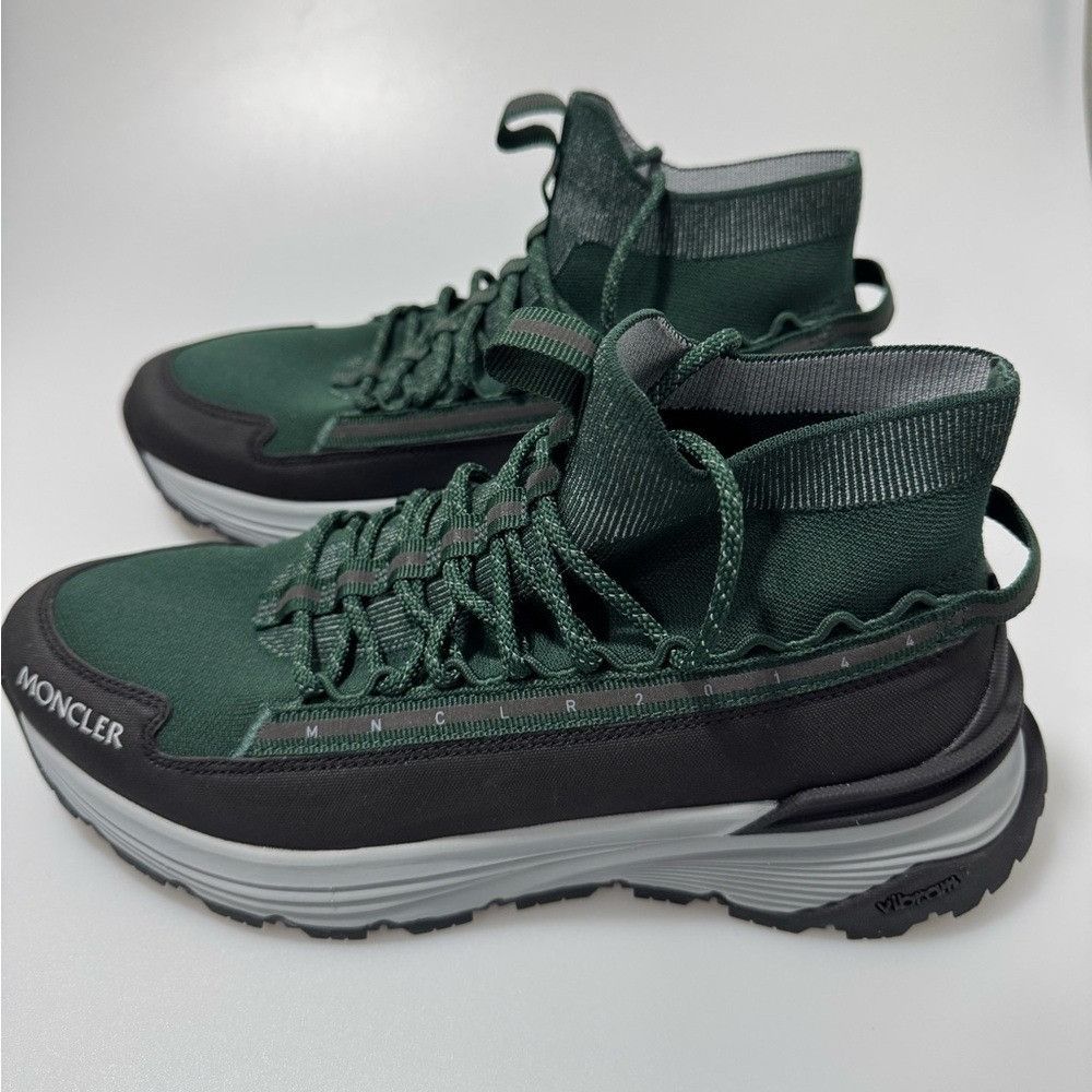 Moncler Moncler Monte Runner Sneakers Green Men’s Size EU 41/US 8 Size US 8 / EU 41 - 3 Thumbnail