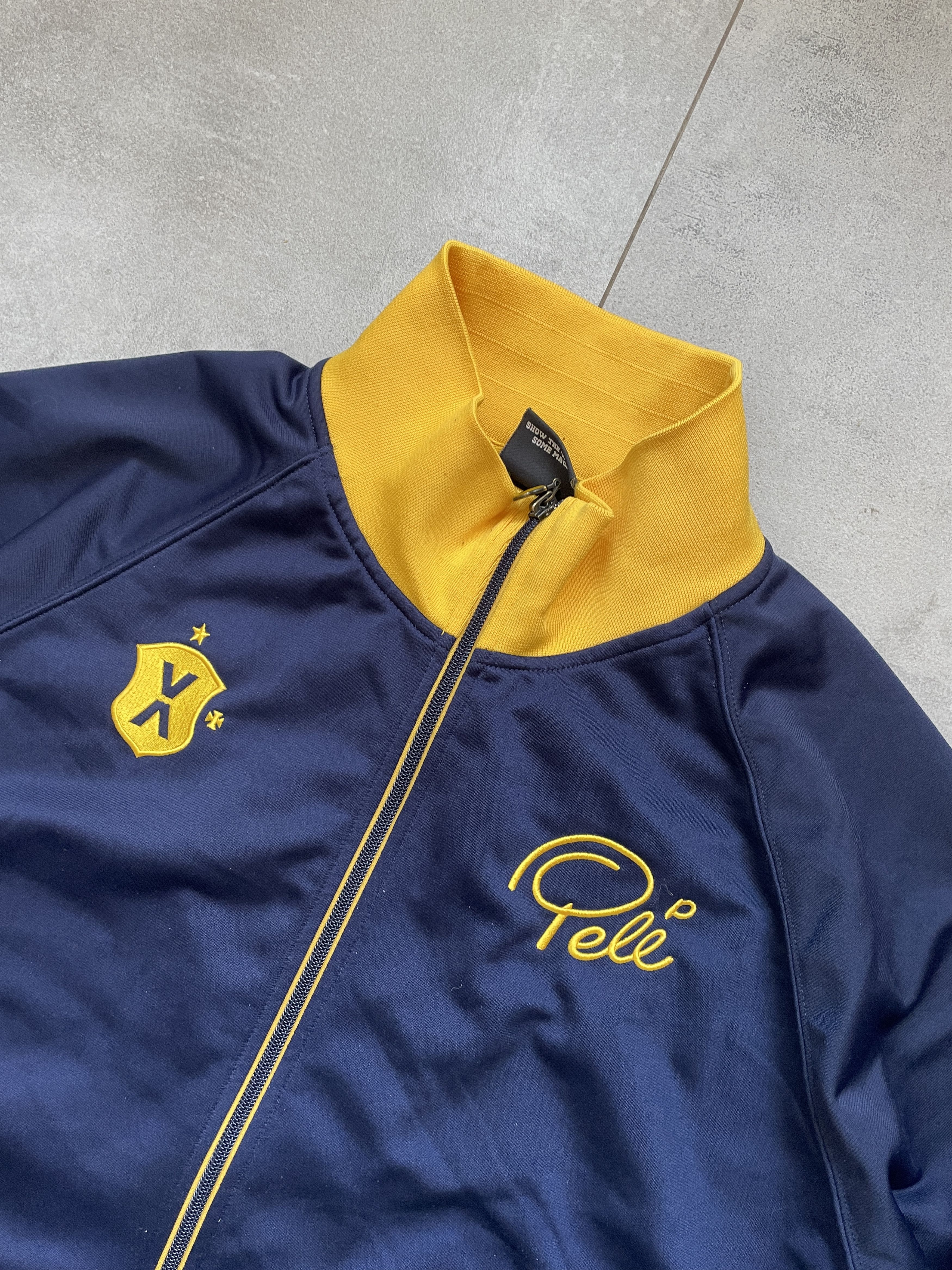 Other PELE NAVY ZIP TRACKTOP BLOKECORE SOCCER Size US XXL / EU 58 / 5 - 2 Thumbnail
