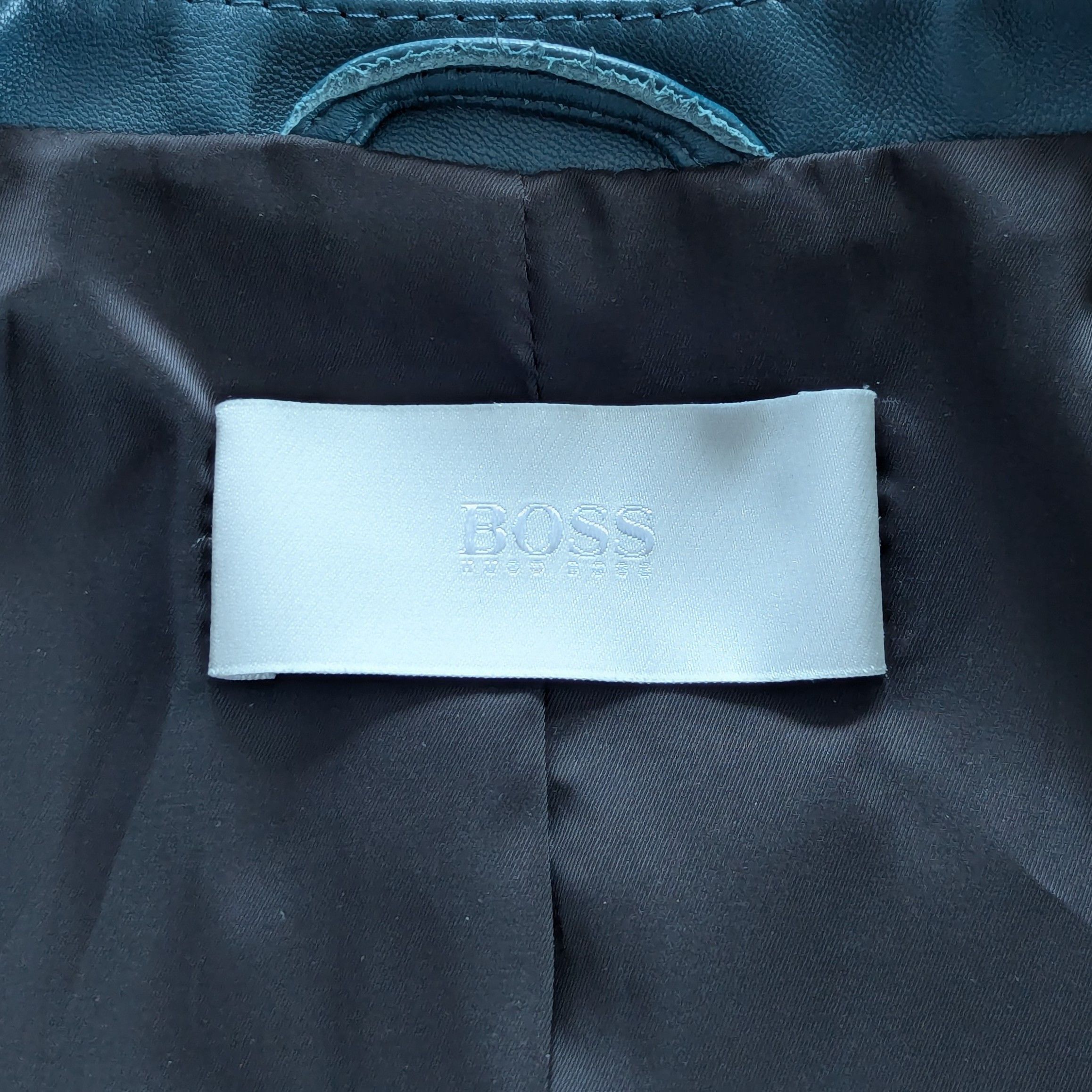 Hugo Boss Hugo Boss Saviza Women's Leather Biker Jacket Luxury Brand Size S / US 4 / IT 40 - 13 Thumbnail