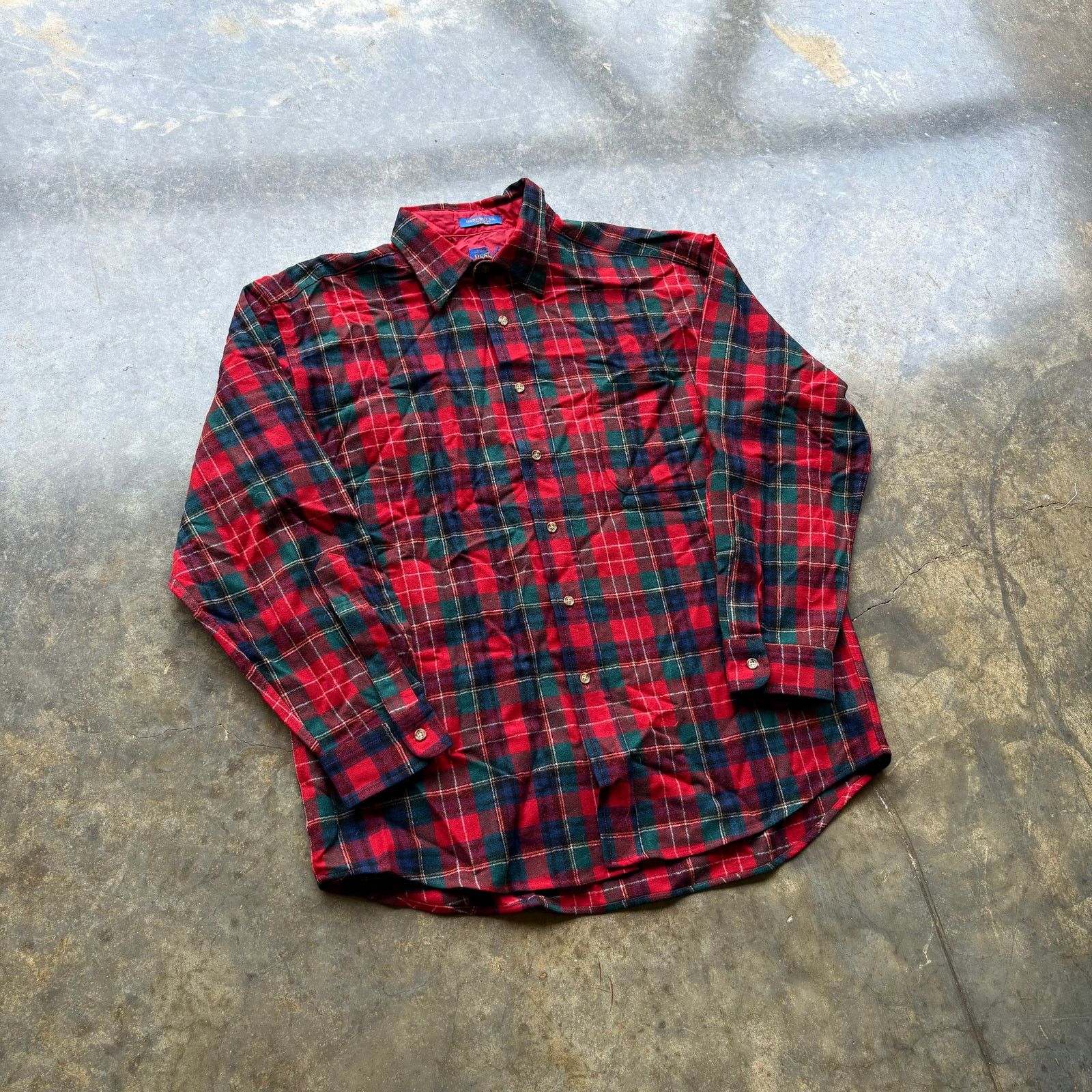 Pendleton Vintage Pendleton Virgin Wool Plaid Flannel Size US XL / EU 56 / 4 - 2 Thumbnail