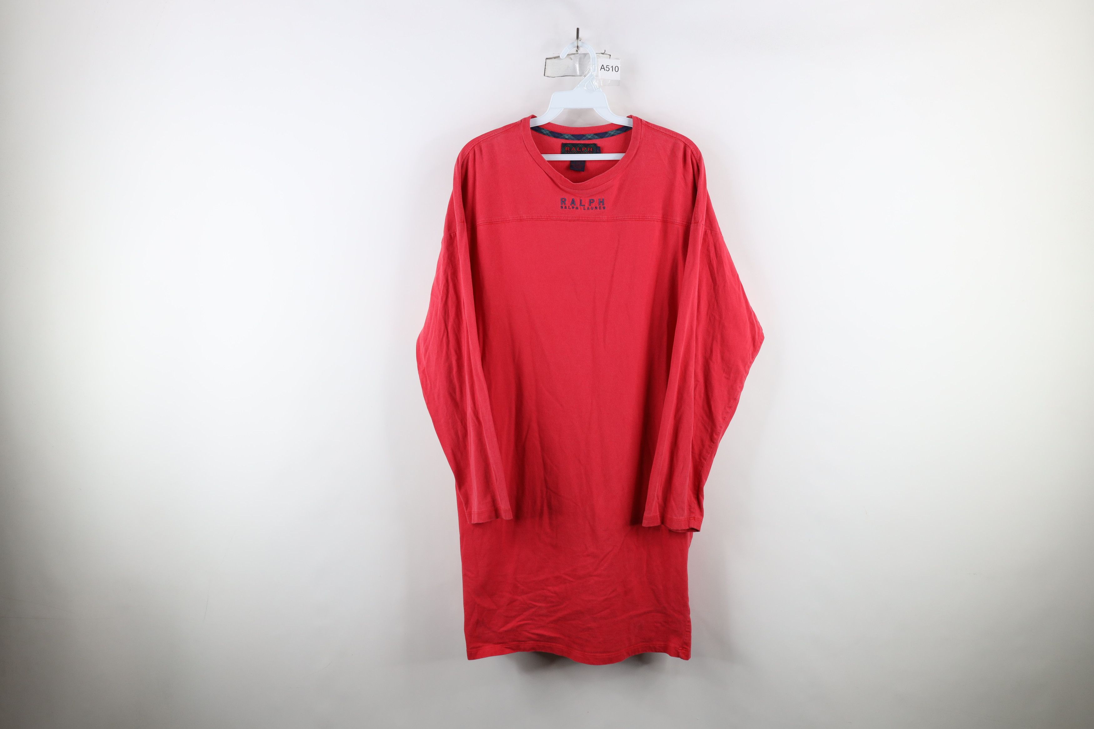 Ralph Lauren × Vintage Vintage 90s Ralph Lauren Spell Out Night Gown Sleep T-Shirt Size L / US 10 / IT 46 - 1 Thumbnail