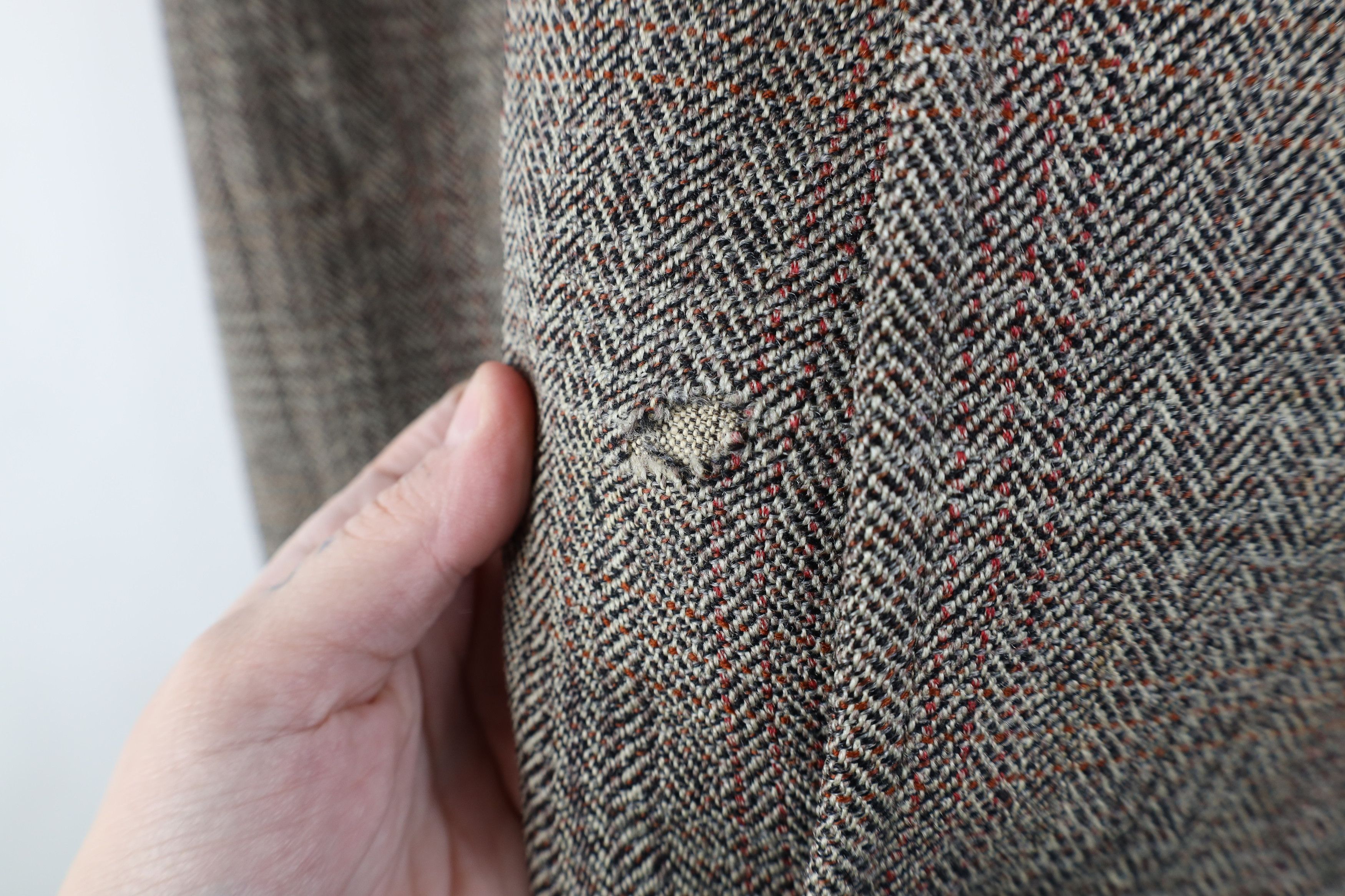 Vintage Vintage 40s 50s Streetwear Wool Tweed Overcoat Jacket USA Size US L / EU 52-54 / 3 - 8 Thumbnail