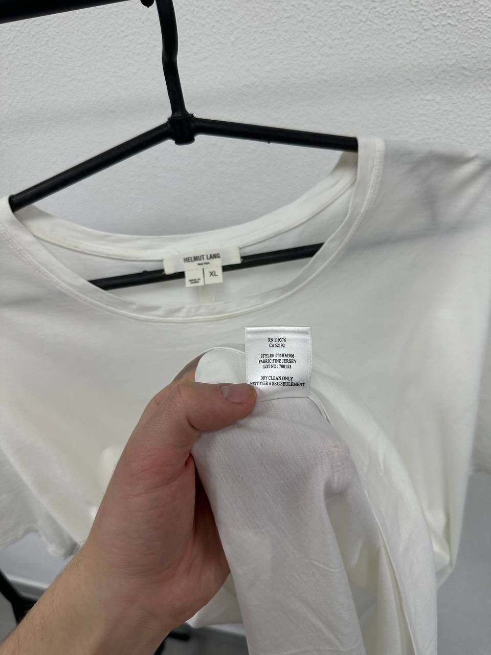 Helmut Lang Helmut Lang White T-Shirt size XL Size US XL / EU 56 / 4 - 6 Thumbnail