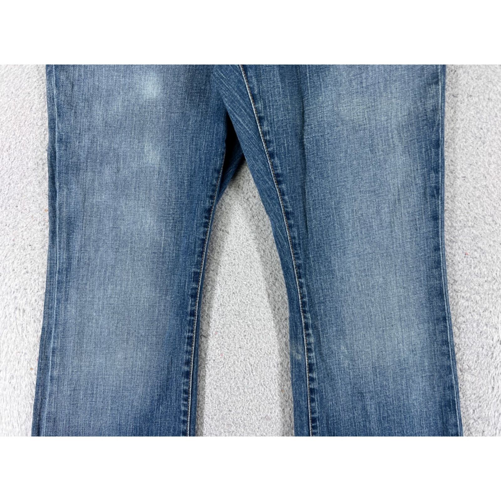 Ralph Lauren VINTAGE Ralph Lauren Women’s Jeans Bootcut 12 Blue Denim Cotton Blend 28in Inseam Size 34" / US 12 / IT 48 - 3 Thumbnail