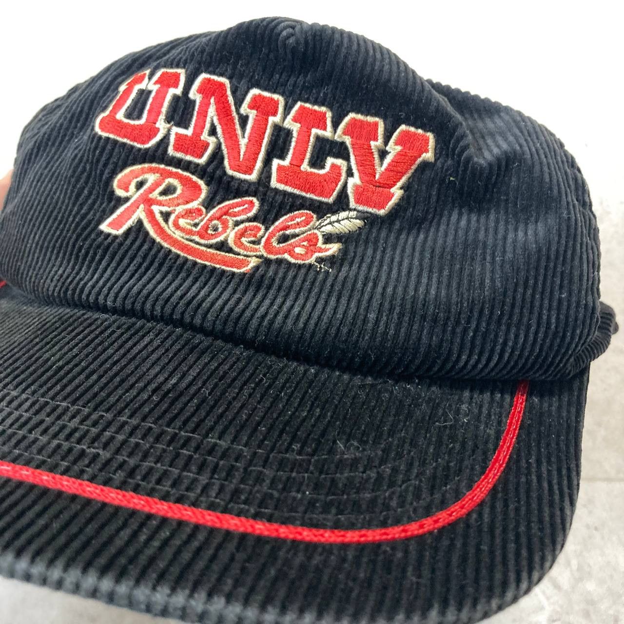 NCAA Vintage UNLV Rebels Las Vegas Nevada Corduroy Hat Size ONE SIZE - 2 Thumbnail