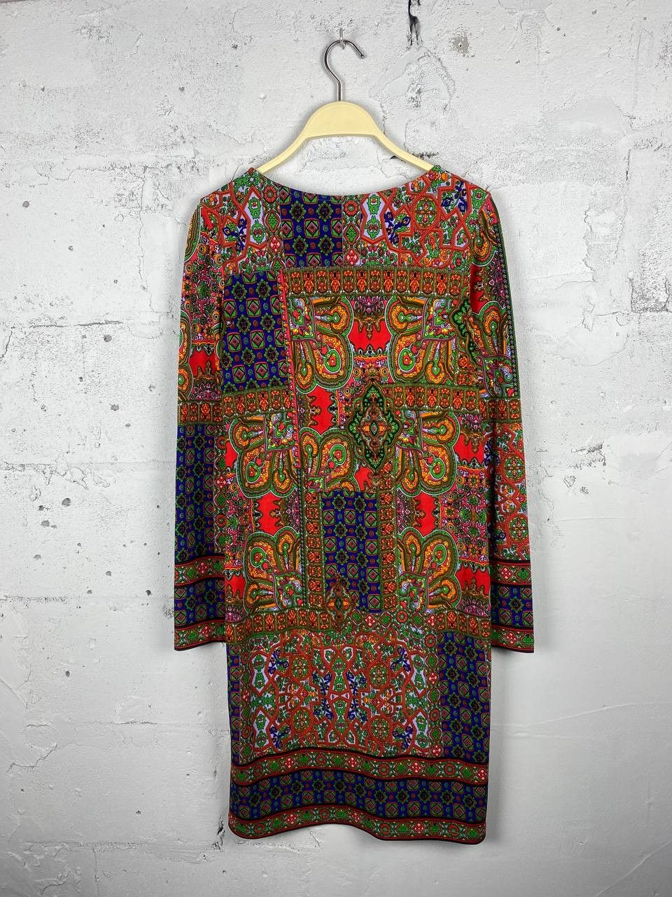 Etro Abstract Etro Rare Colorfull Italian Designer Midi Dress Size M / US 6-8 / IT 42-44 - 8 Thumbnail