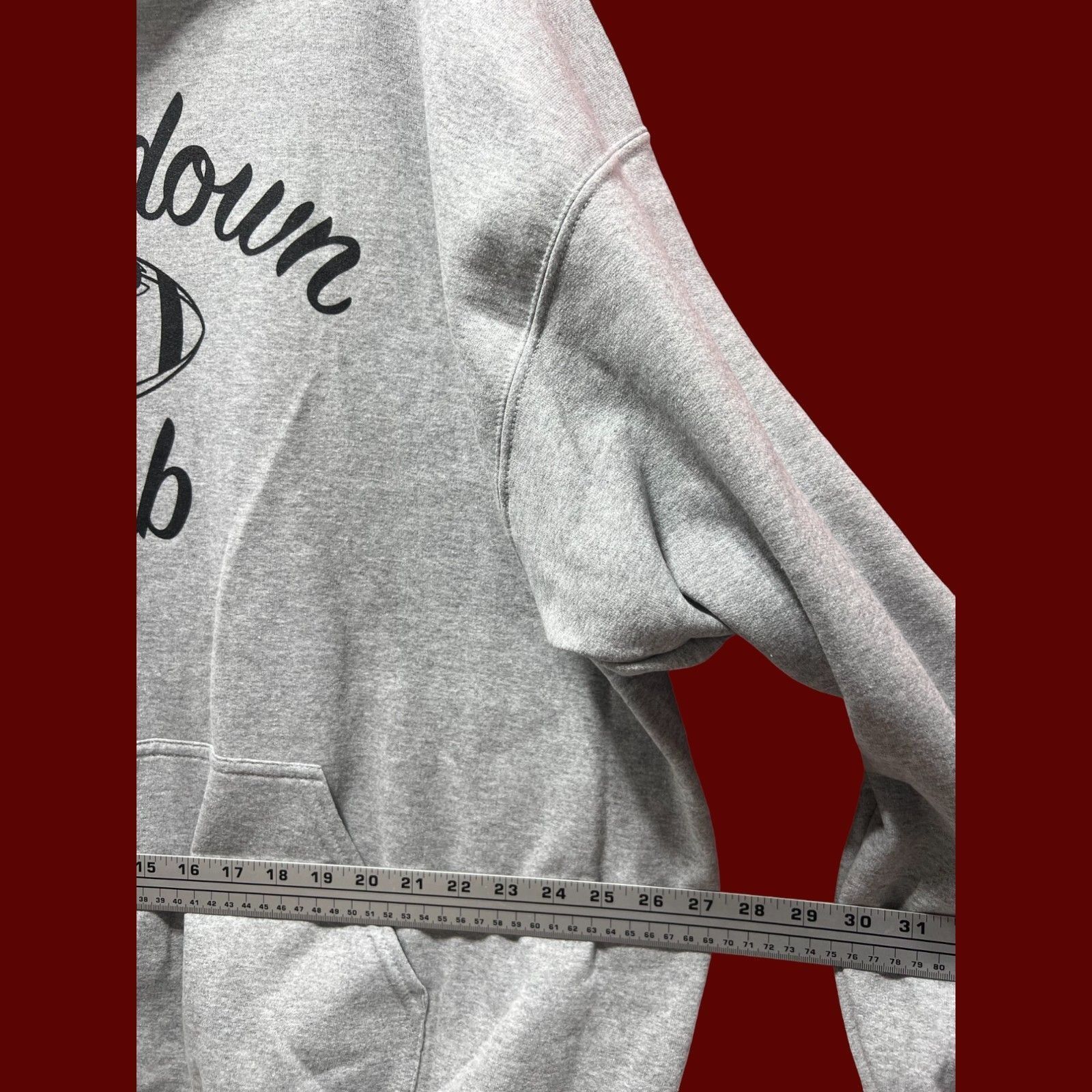 Gildan Gildan - Men's Long Sleeve Hooded Sweatshirt - Grey - 3XL Size ONE SIZE - 6 Thumbnail