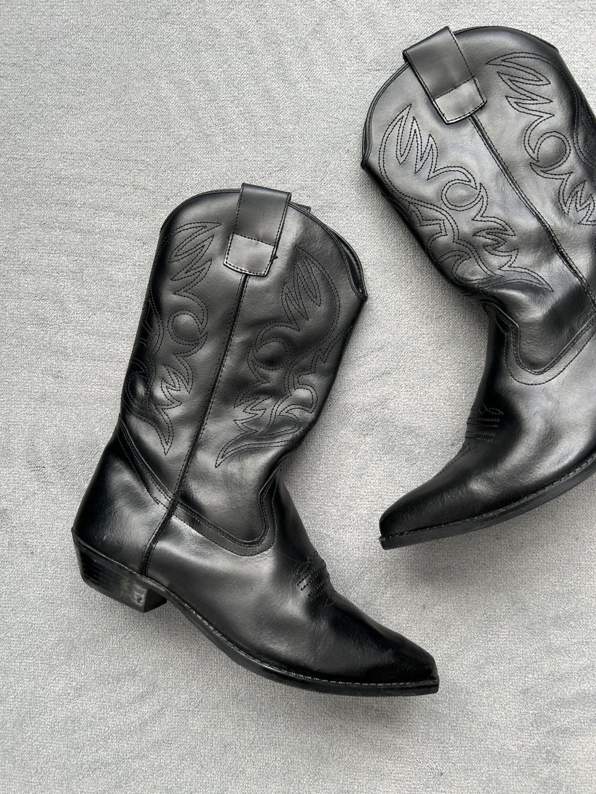 Japanese Brand × Vintage Vintage 90s rare cowboy leather boots Size US 10 / EU 43 - 2 Thumbnail