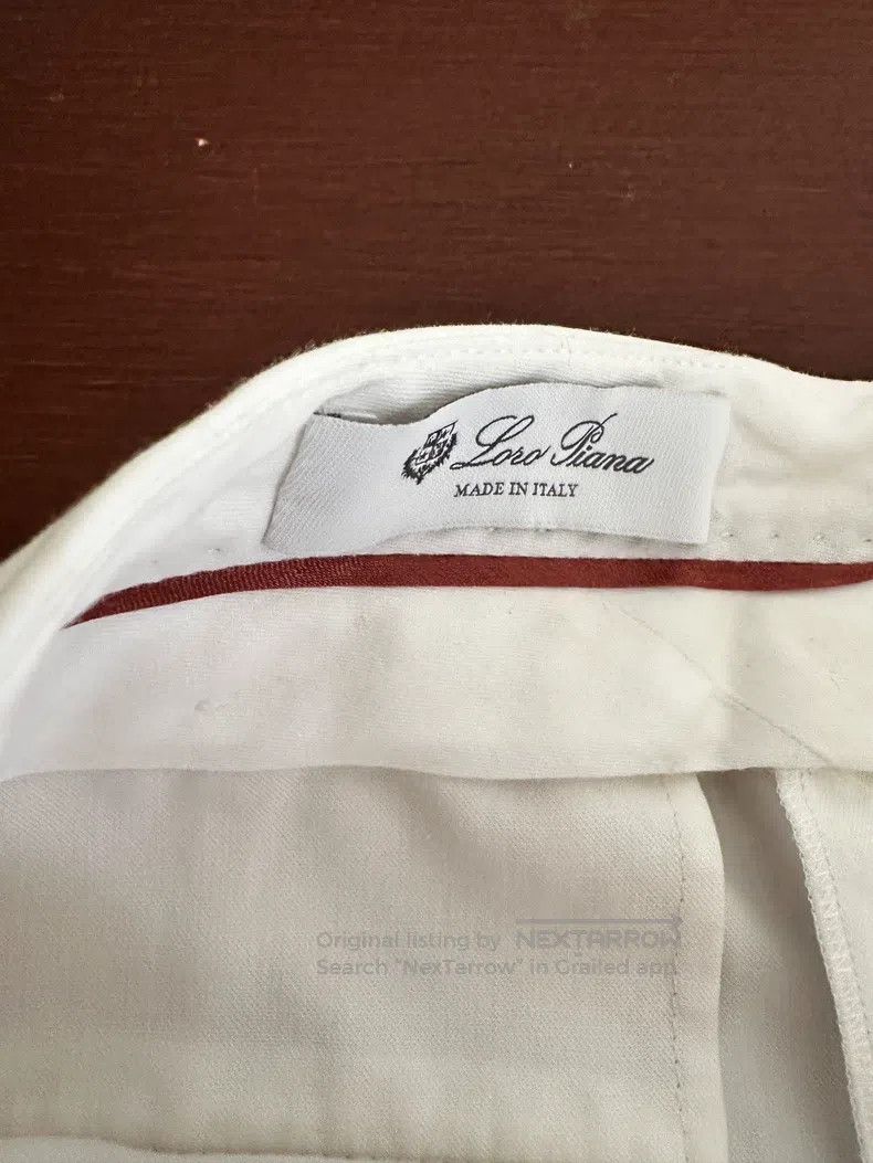 Loro Piana Loro Piana Pure Cotton Women's Pants Size 27" / US 4 / IT 40 - 3 Thumbnail