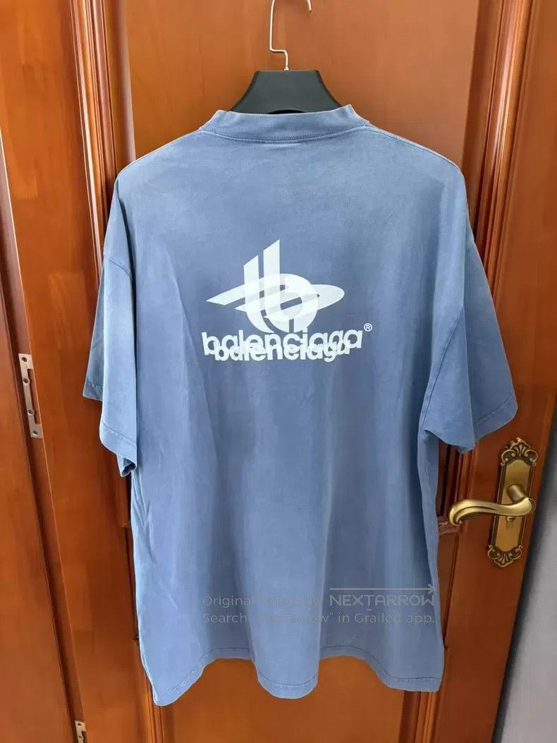 Balenciaga Balenciaga Phantom Logo Short Sleeve T-Shirt Size US L / EU 52-54 / 3 - 2 Thumbnail
