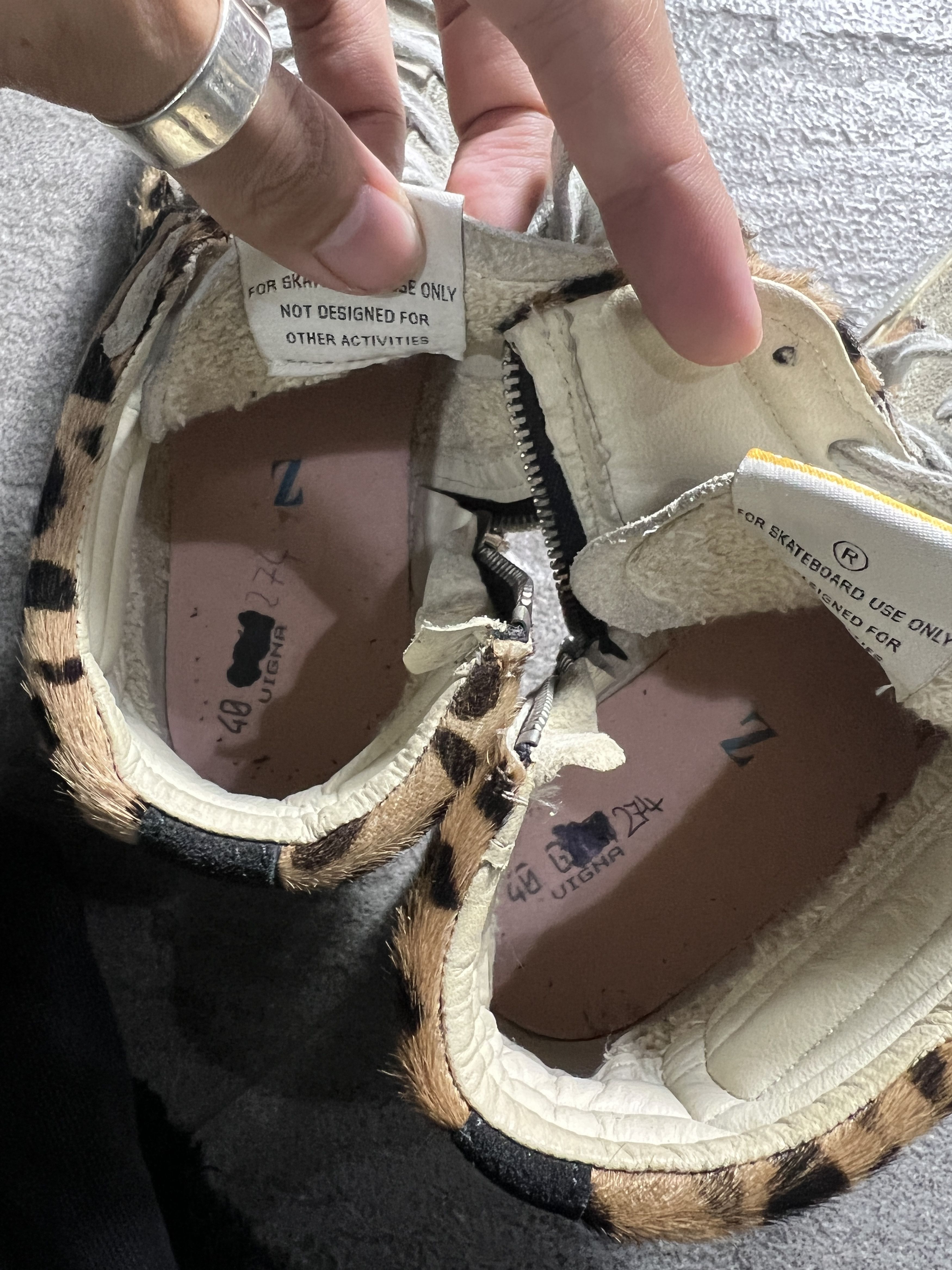 Golden Goose Golden Goose Slide Leopard Pony Hair Zip Sneaker 40 Size US 7 / EU 40 - 15 Thumbnail
