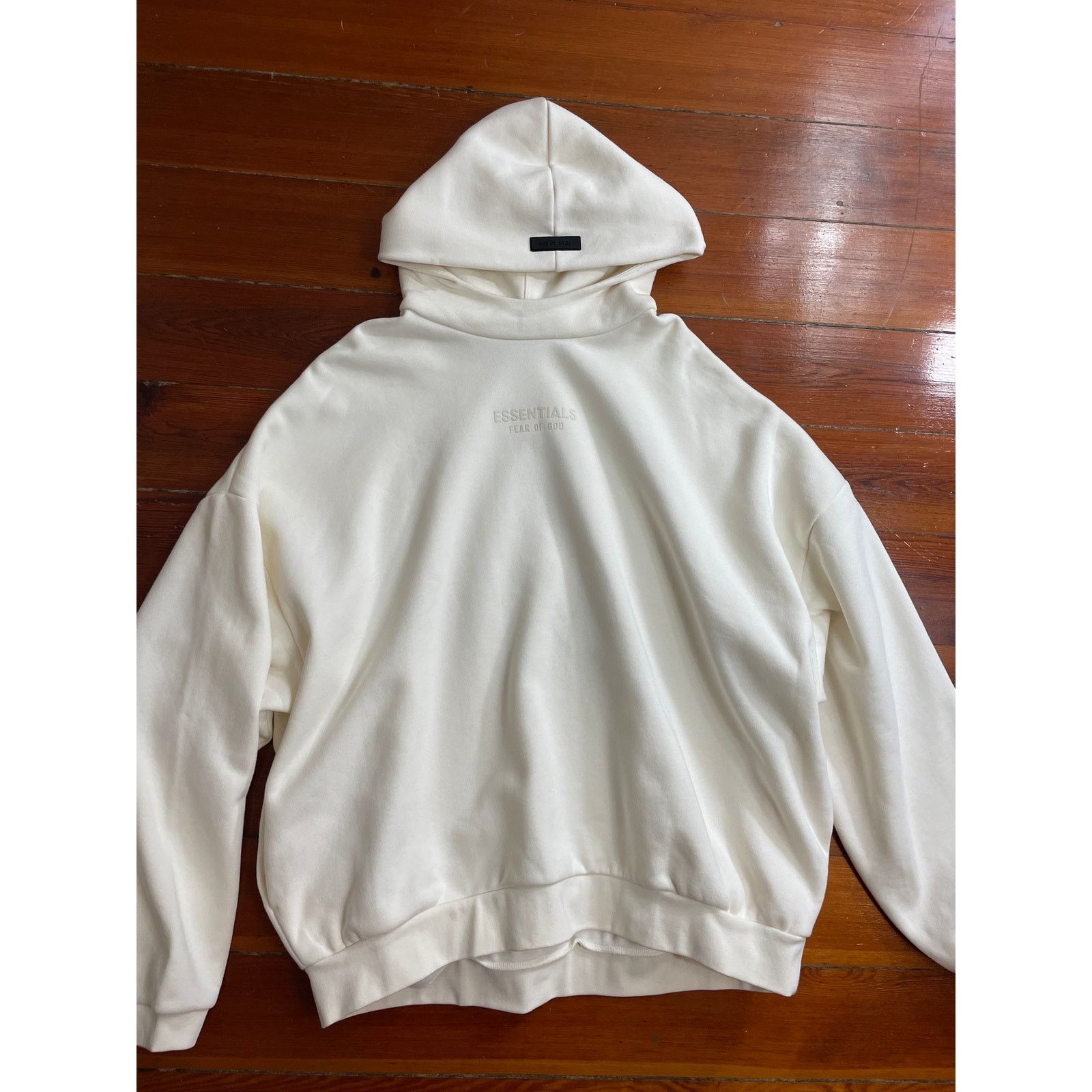 Fear of God Essentials Cream Hoodie XXL Oversized hoodie
