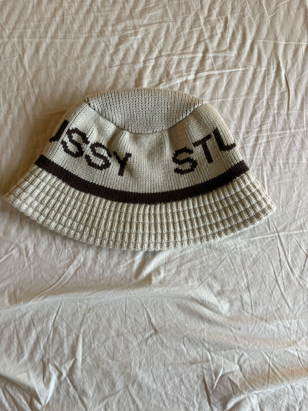 Stussy Stussy Logo Jacquard Knit Bucket Hat Size ONE SIZE - 2 Thumbnail