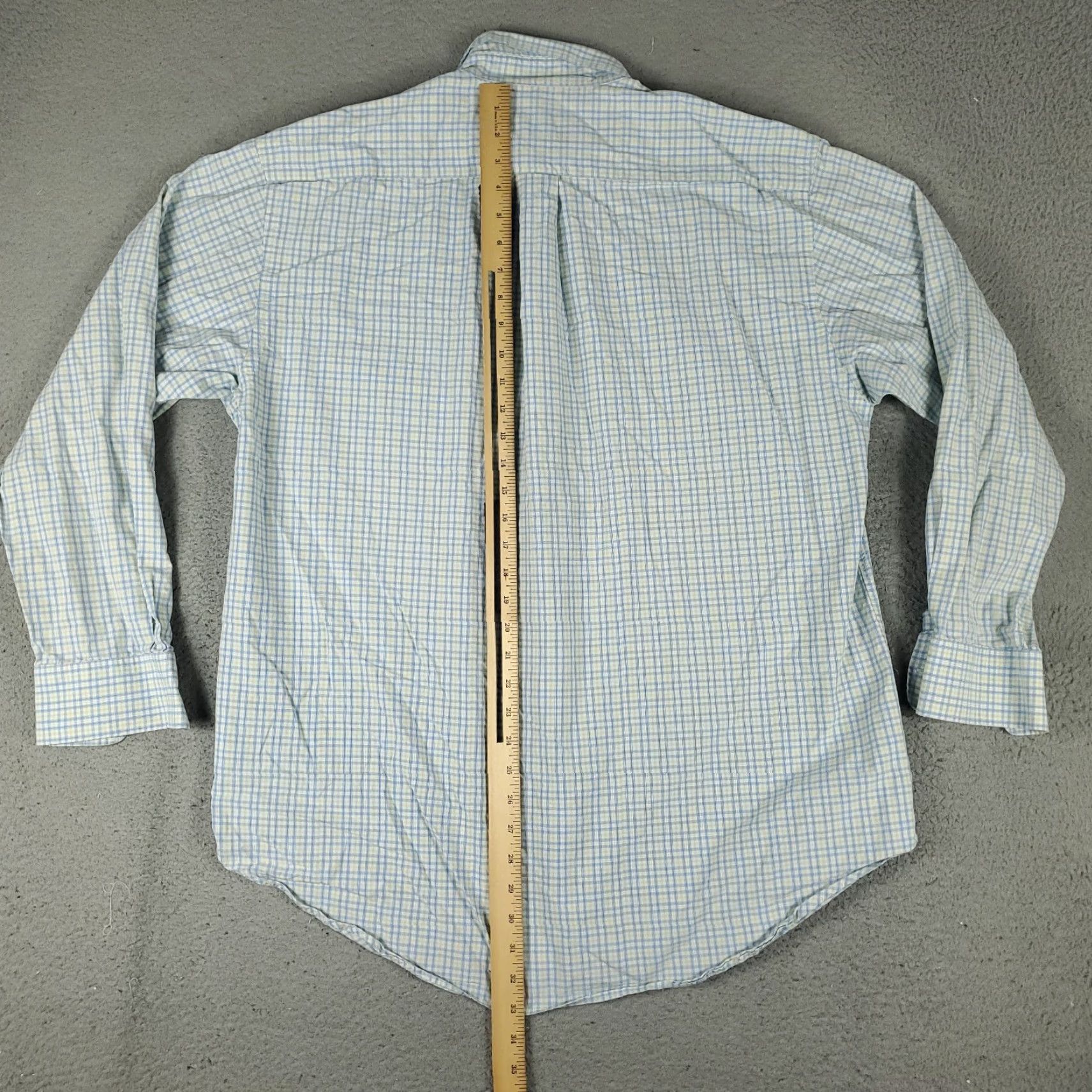 Vineyard Vines Vineyard Vines Shirt XL Blue Plaid Long Sleeve Button-Up Cotton Preppy Classic Mens Size US XL / EU 56 / 4 - 4 Thumbnail