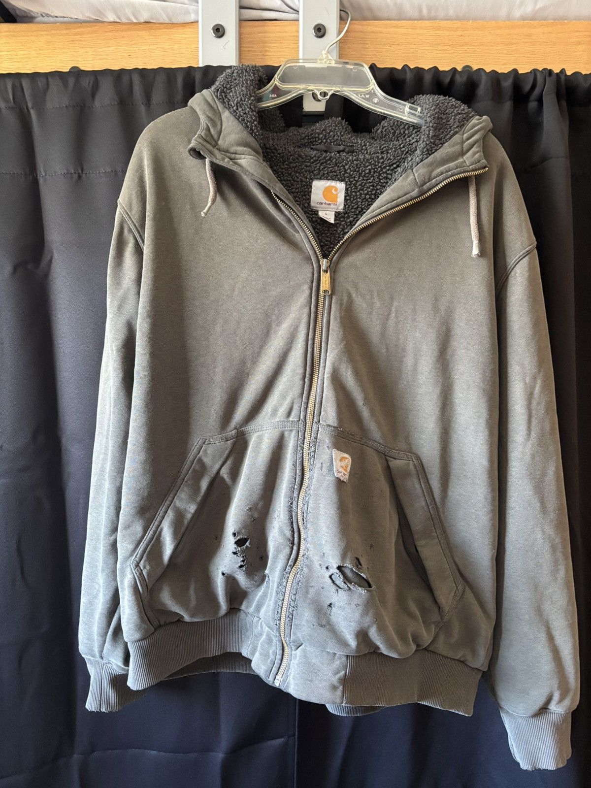 Carhartt Vintage Carhartt Sherpa Lined Heavyweight Jacket Size US L / EU 52-54 / 3 - 1 Thumbnail