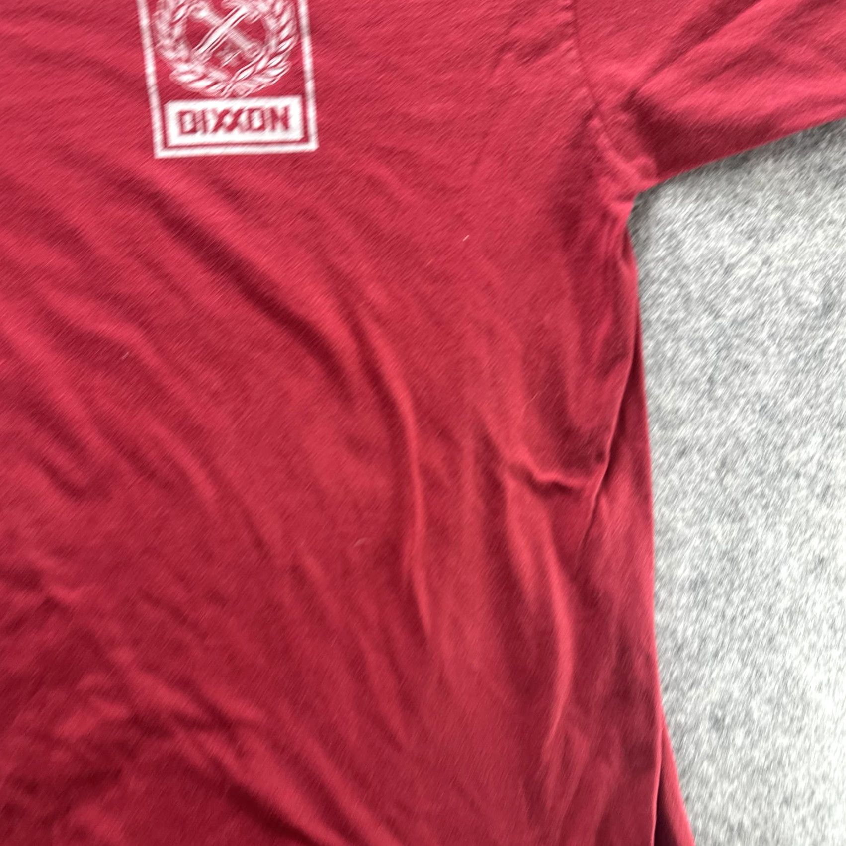 Logo 7 Dixxon Shirt Mens XL Red Logo Graphic Tee Short Sleeve T-Shirt Top Size US XL / EU 56 / 4 - 7 Thumbnail