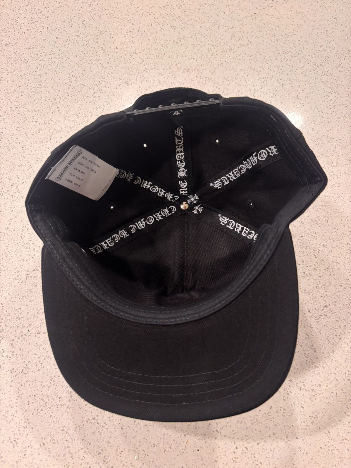 Chrome Hearts Chrome Hearts Scroll Script Logo Hat Size ONE SIZE - 3 Thumbnail