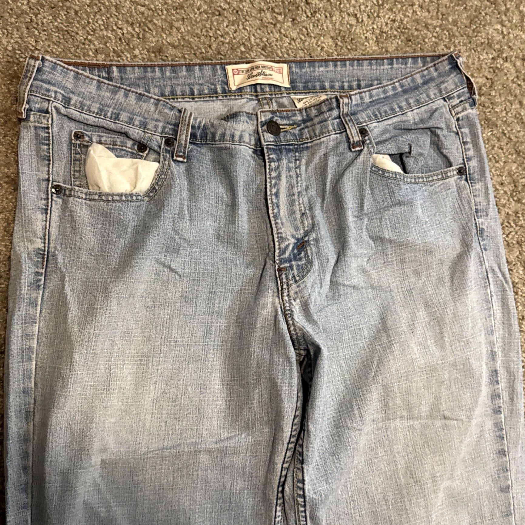 Levi's VINTAGE Levi’s Bootcut Jeans Women Sz 12 Light Wash Denim Stretch Low Rise Flare Blue Size 34" / US 12 / IT 48 - 6 Thumbnail