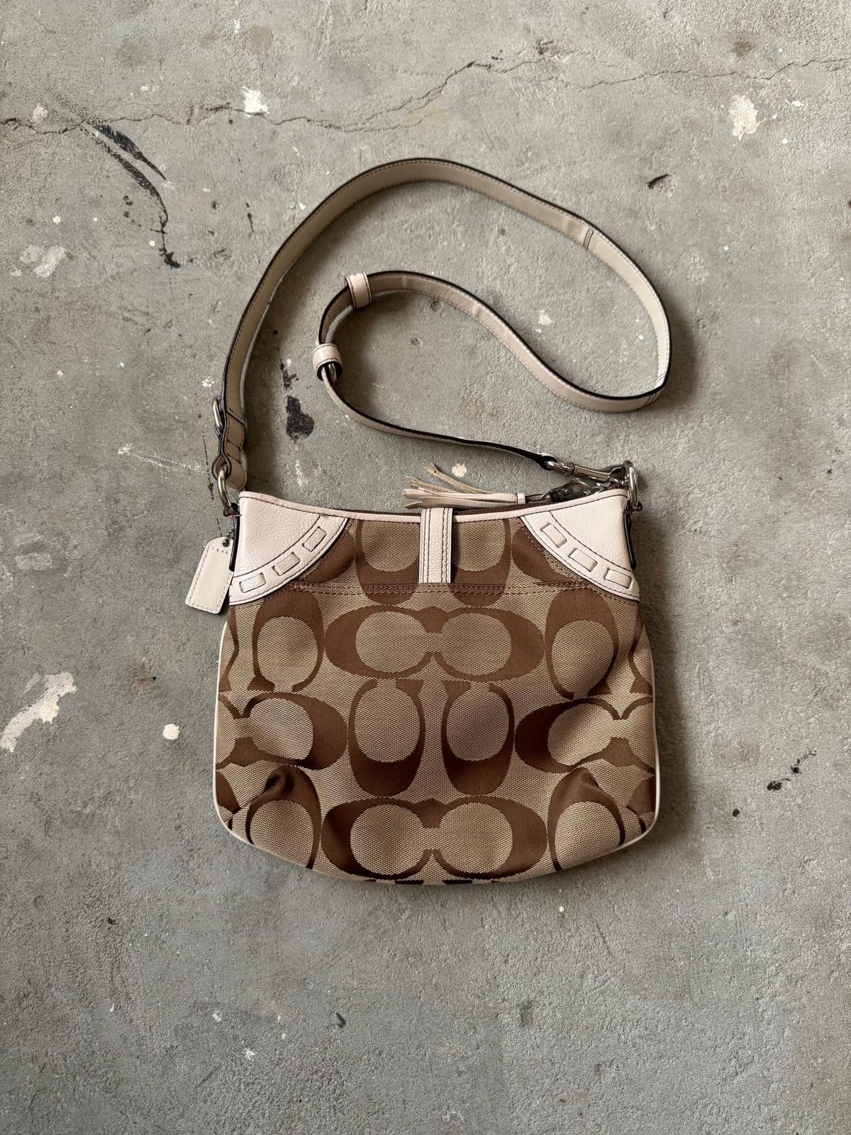 Coach Coach 2Way Signature Python Stripe Hand Bag Size ONE SIZE - 5 Thumbnail