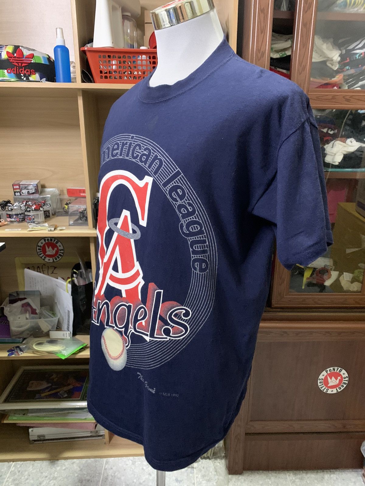 MLB Vintage 1991’s Trench USA California Angels shirt Size US L / EU 52-54 / 3 - 3 Thumbnail
