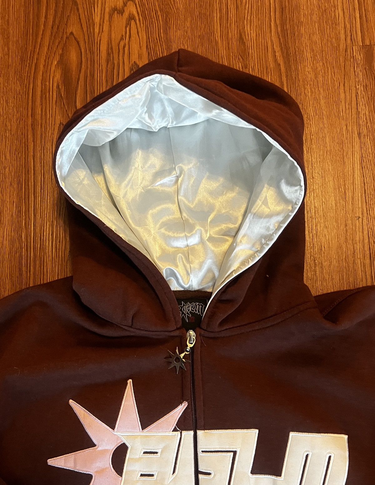 Other BSLM Brown Satin Hoodie Size US M / EU 48-50 / 2 - 4 Thumbnail