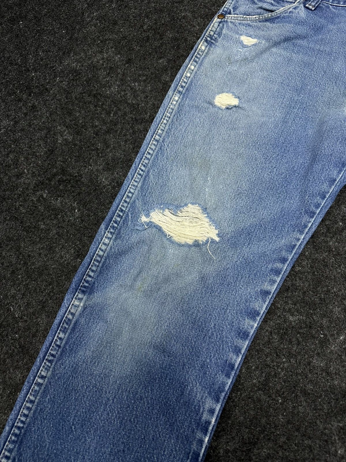 BUFFALO BOBS × Vintage × Wrangler Vintage 70s Wrangler Distressed Denim Size 32 F42 Size US 32 / EU 48 - 4 Thumbnail