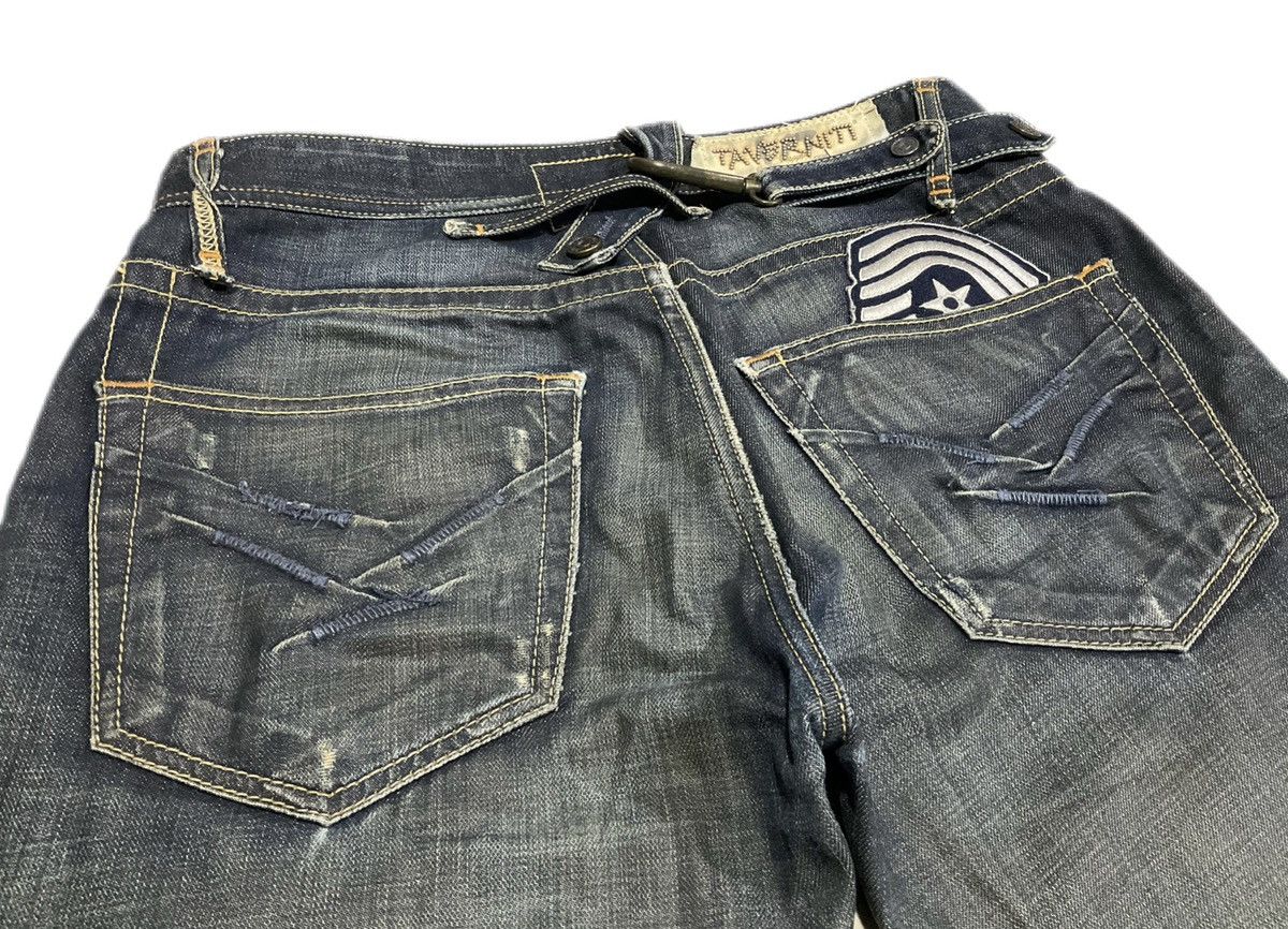 If Six Was Nine × Japanese Brand × Le Grande Bleu (L.G.B.) 🔥Sick Y2K Taverniti Jeans Mud Wash Flared Denim Belt Size US 32 / EU 48 - 4 Thumbnail