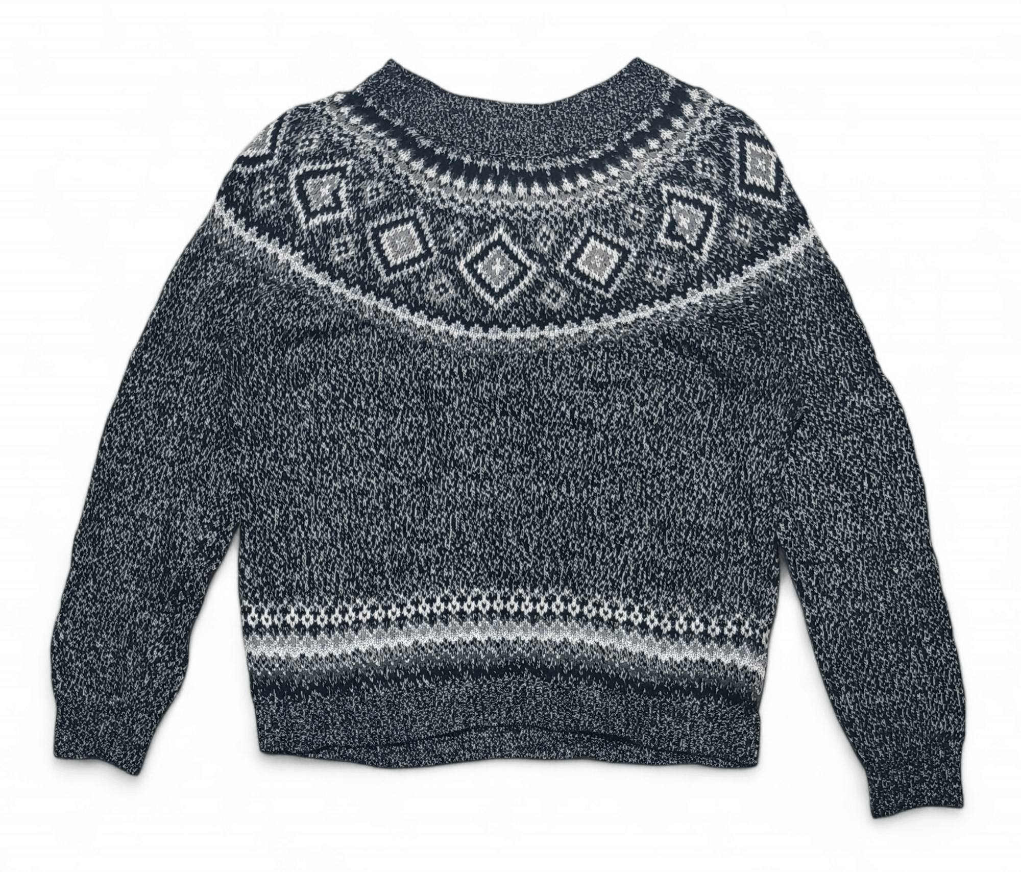 Old Navy Vintage Y2K OLD NAVY Women's Ethnic Knit Cotton Sweater Size XL / US 12-14 / IT 48-50 - 2 Thumbnail