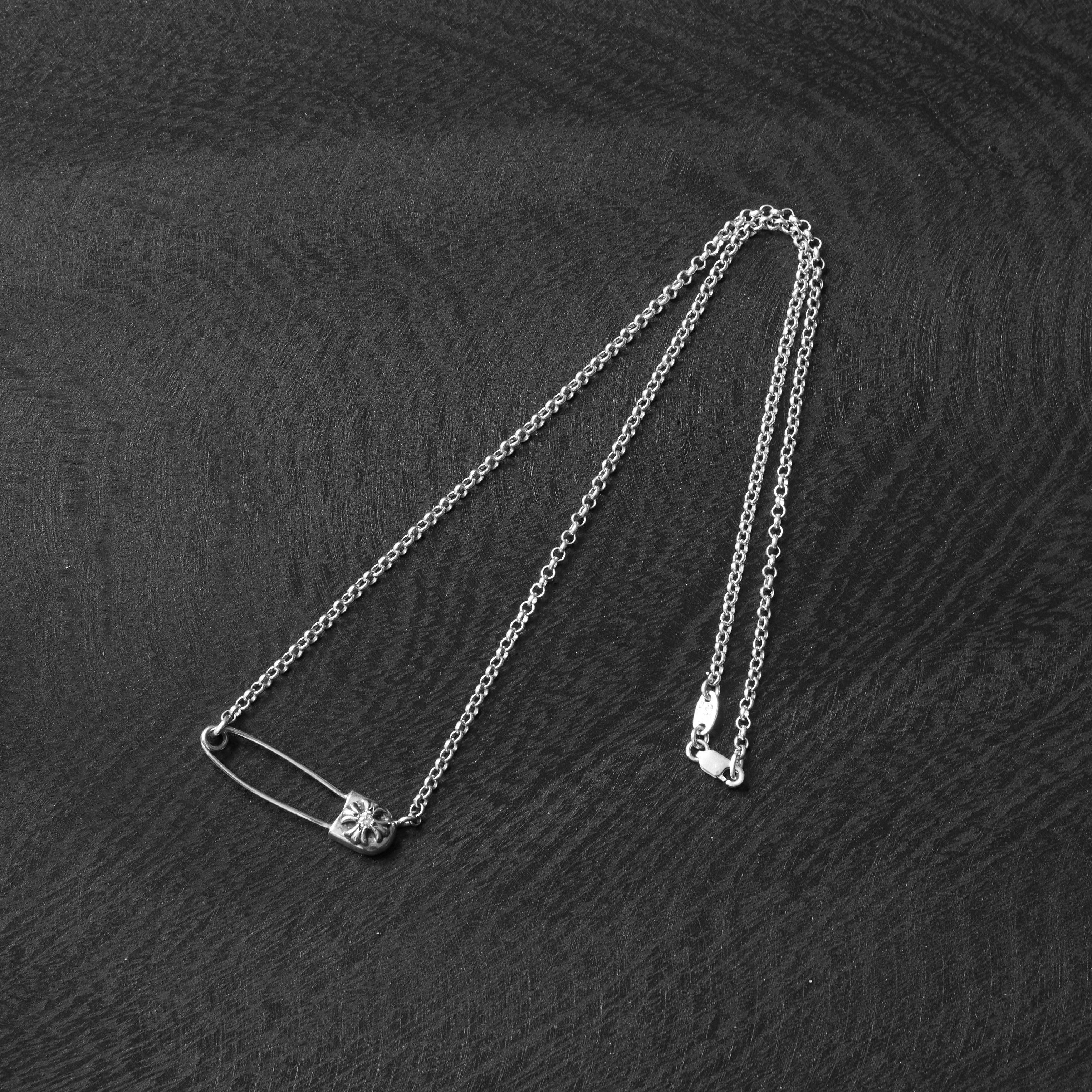 Chrome Hearts CHROME HEARTS Safety Pin Diamond Sliver Necklace Size ONE SIZE - 8 Thumbnail