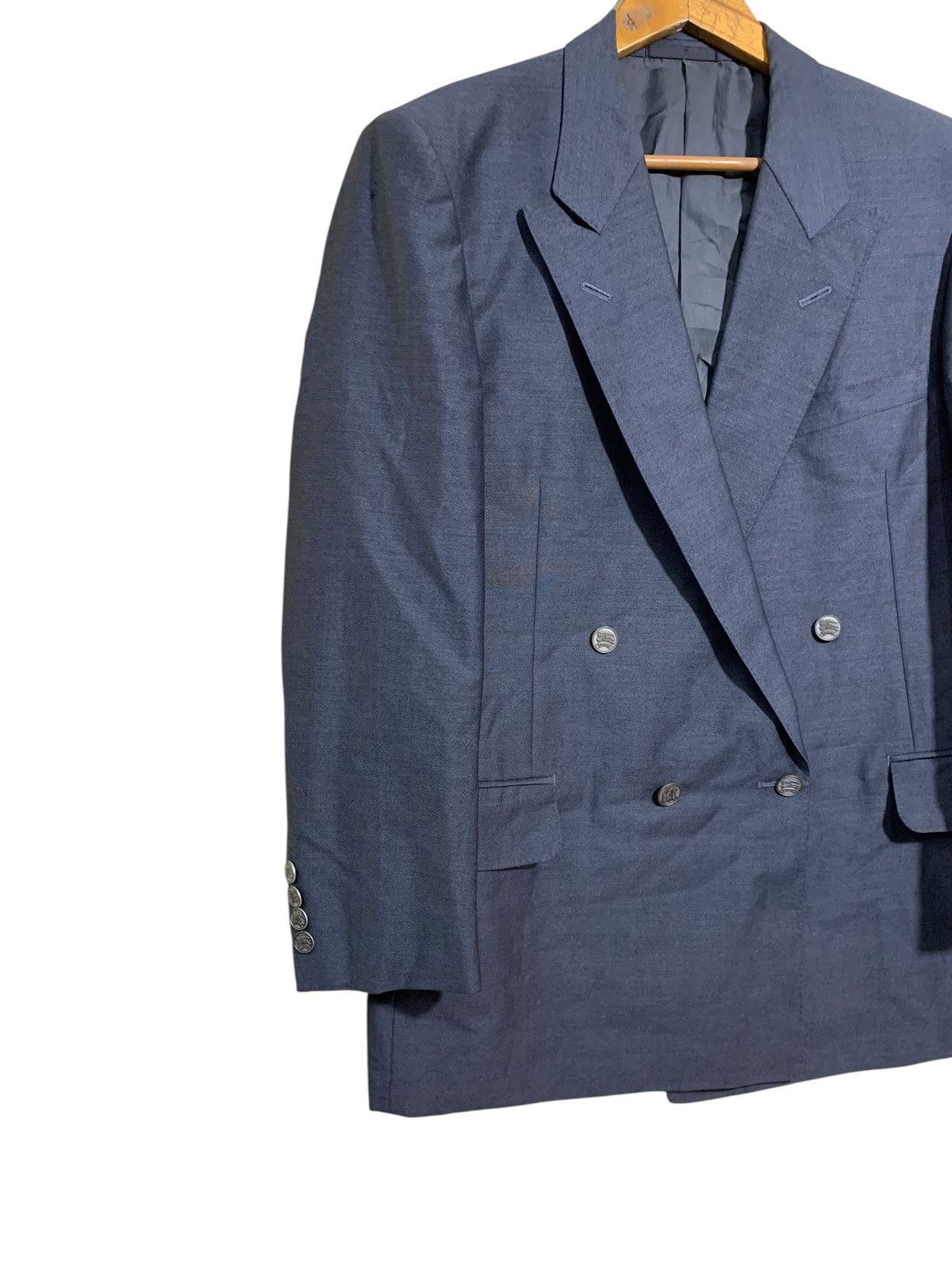 Burberry 🔥VTG BURBERRY WOOL/MOHAIR DOUBLE BREAST COAT Size US M / EU 48-50 / 2 - 2 Thumbnail
