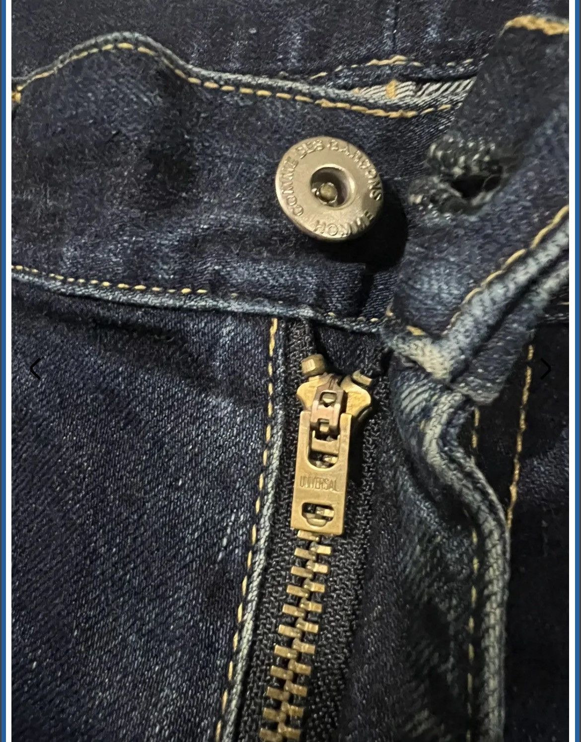 Comme des Garcons Homme AW14 Comme des Garcons Homme Runway Zipper Fly Denim Jeans Size US 32 / EU 48 - 5 Thumbnail