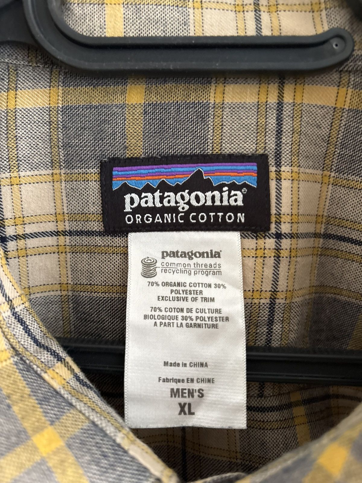 Patagonia Patagonia Organic Cotton Flannel Common threads XL yellow Size US XL / EU 56 / 4 - 4 Thumbnail