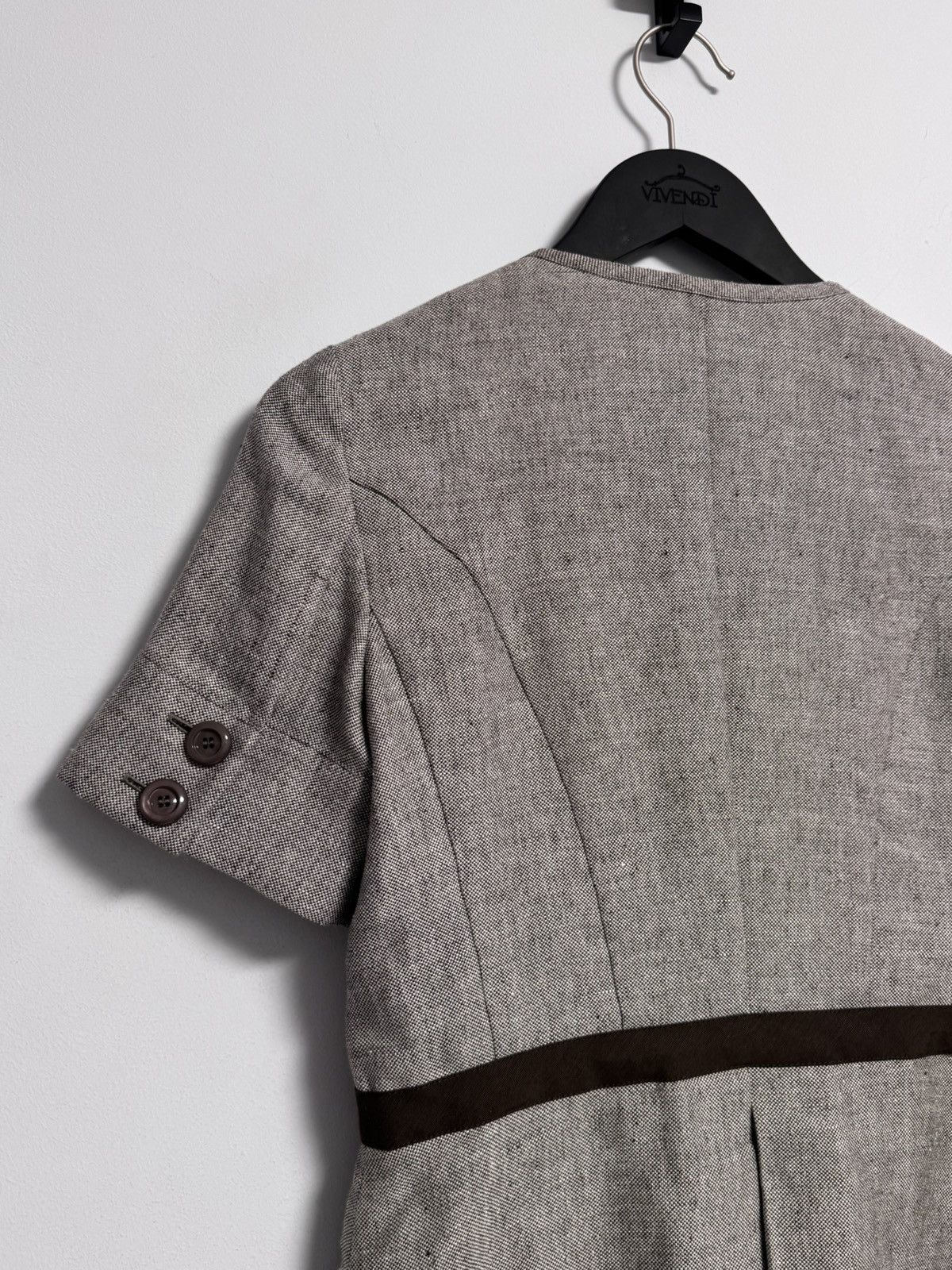 Max Mara Max Mara cropped blazer jacket Size S / US 4 / IT 40 - 10 Thumbnail