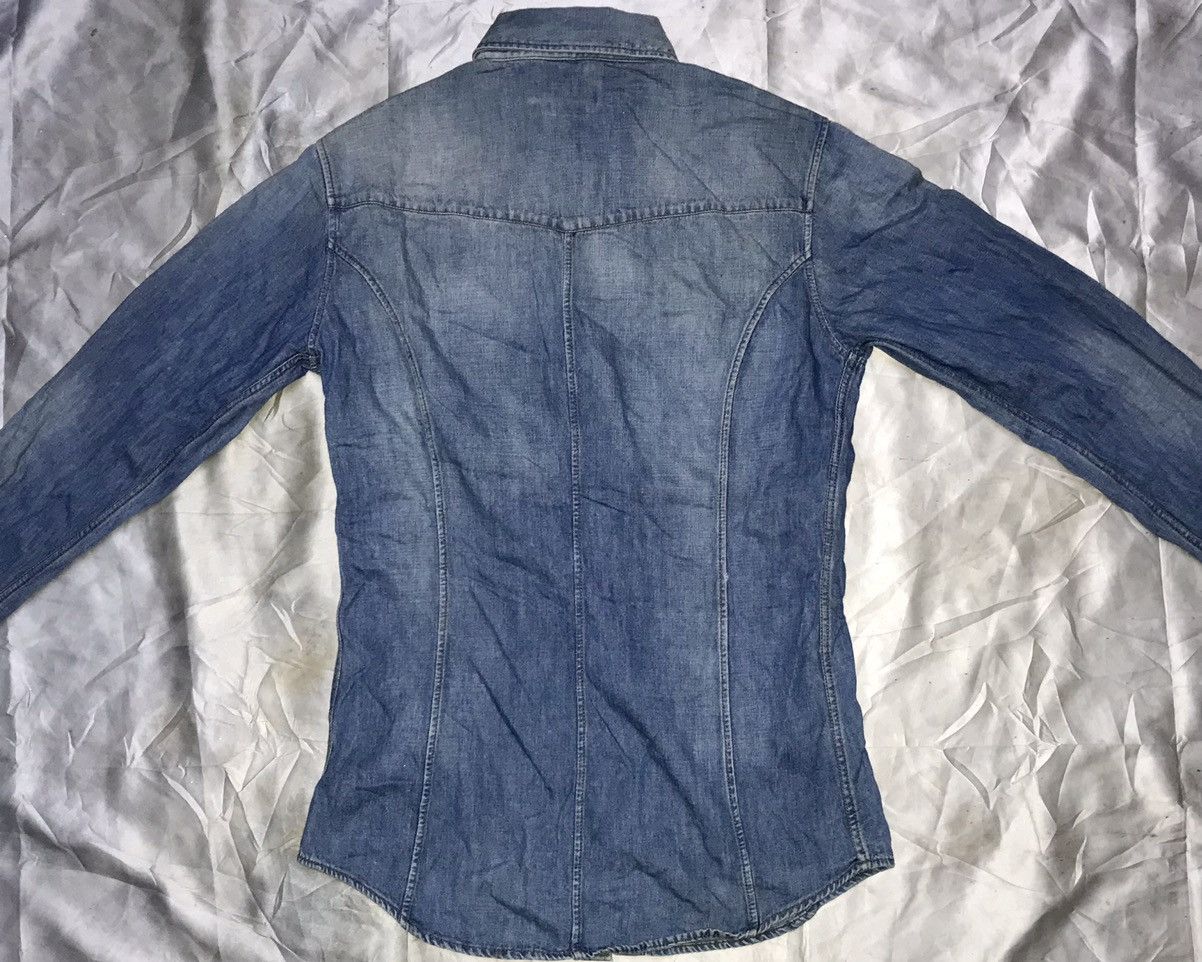 Dolce & Gabbana Dolce & Gabbana Denim Shirt Size M / US 6-8 / IT 42-44 - 6 Thumbnail