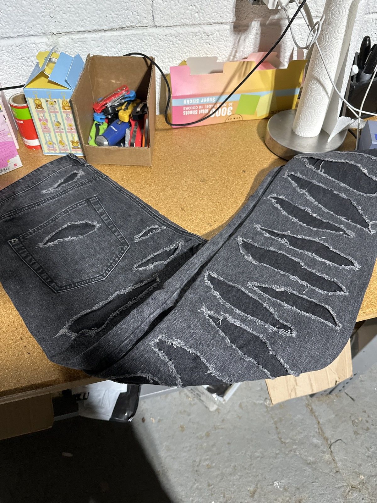 Ksubi Ksubi x Trippie Redd chitch shredded black jeans Size US 32 / EU 48 - 7 Thumbnail
