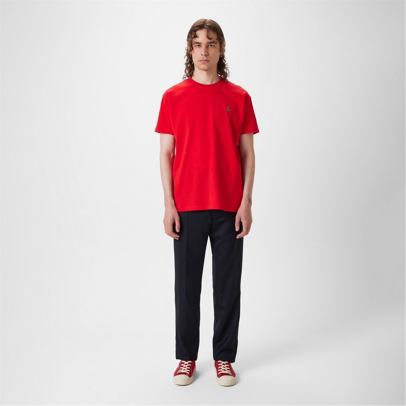 Vivienne Westwood o1g2r1mq0526 Orb T-Shirt in Red Size US S / EU 44-46 / 1 - 2 Thumbnail