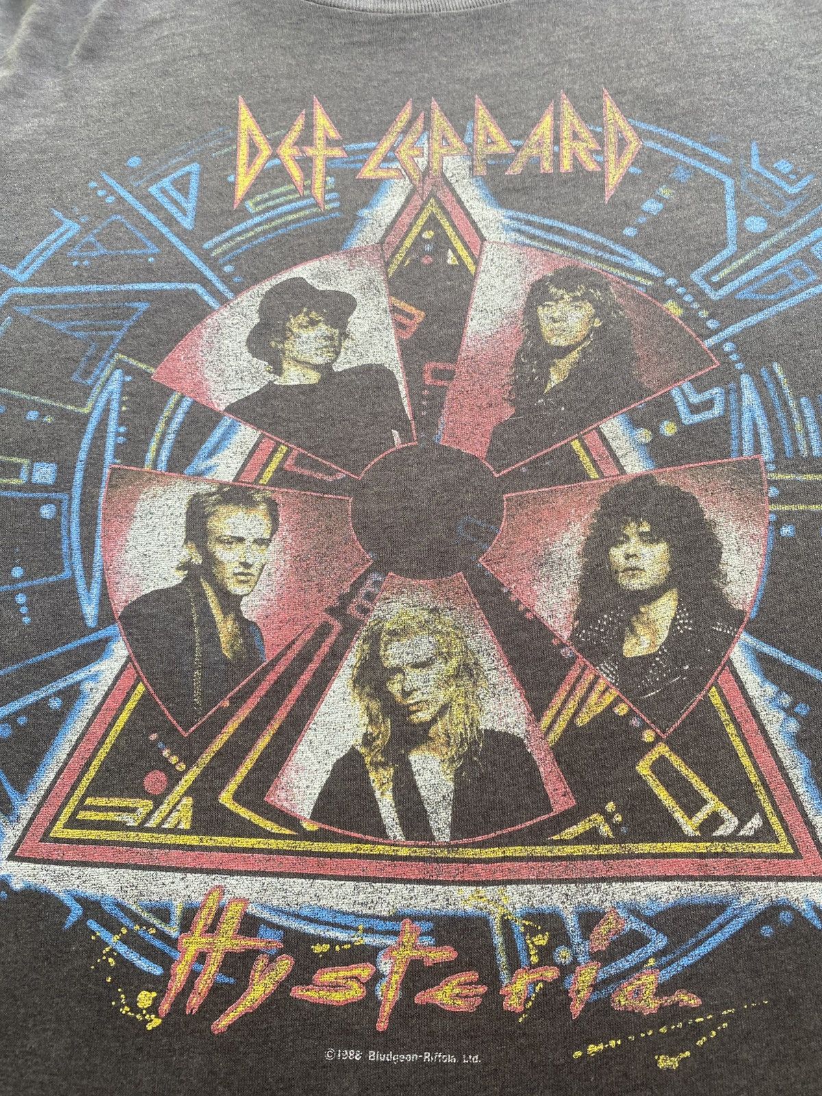 Band Tees Vintage Def Leppard Hysteria 80s Size US XL / EU 56 / 4 - 3 Thumbnail